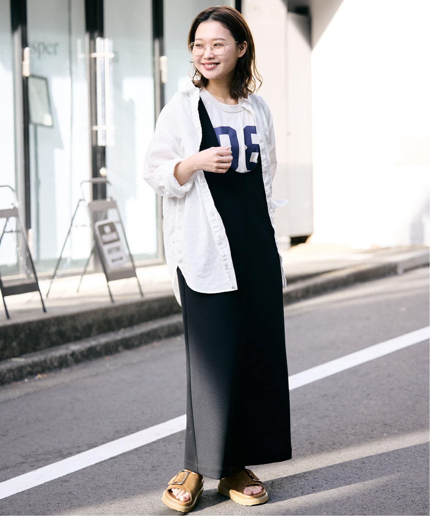 追加2》リネンコットンレギュラーシャツ（シャツ／ブラウス）｜SLOBE