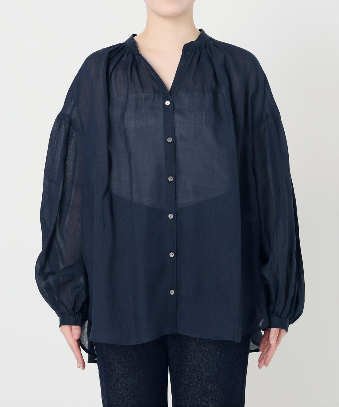 SLOBE IENA ブラウス シャツ ラミースキッパーシャツ レディース