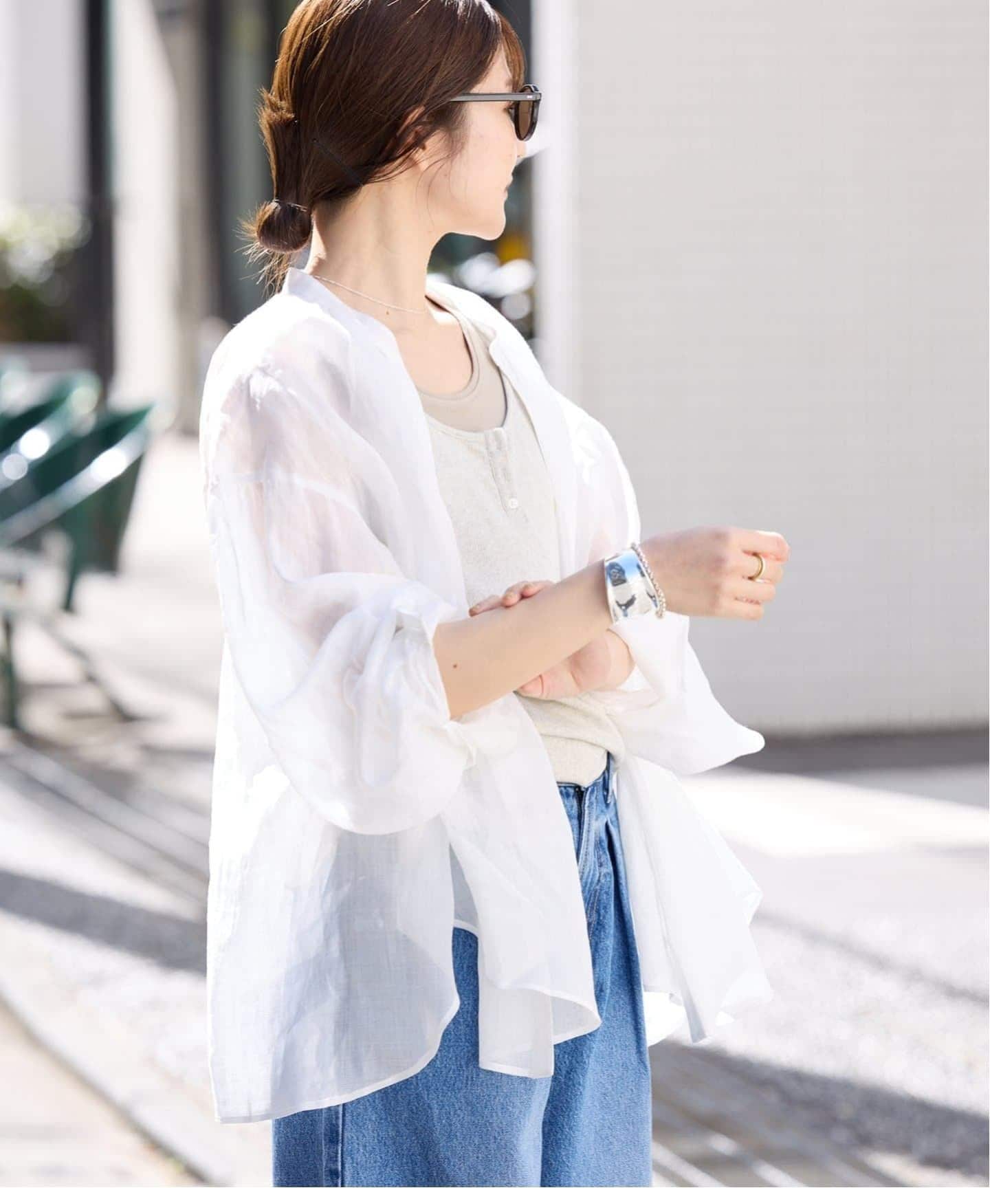 【新品未使用】SLOBE IENA ラミースキッパーシャツ
