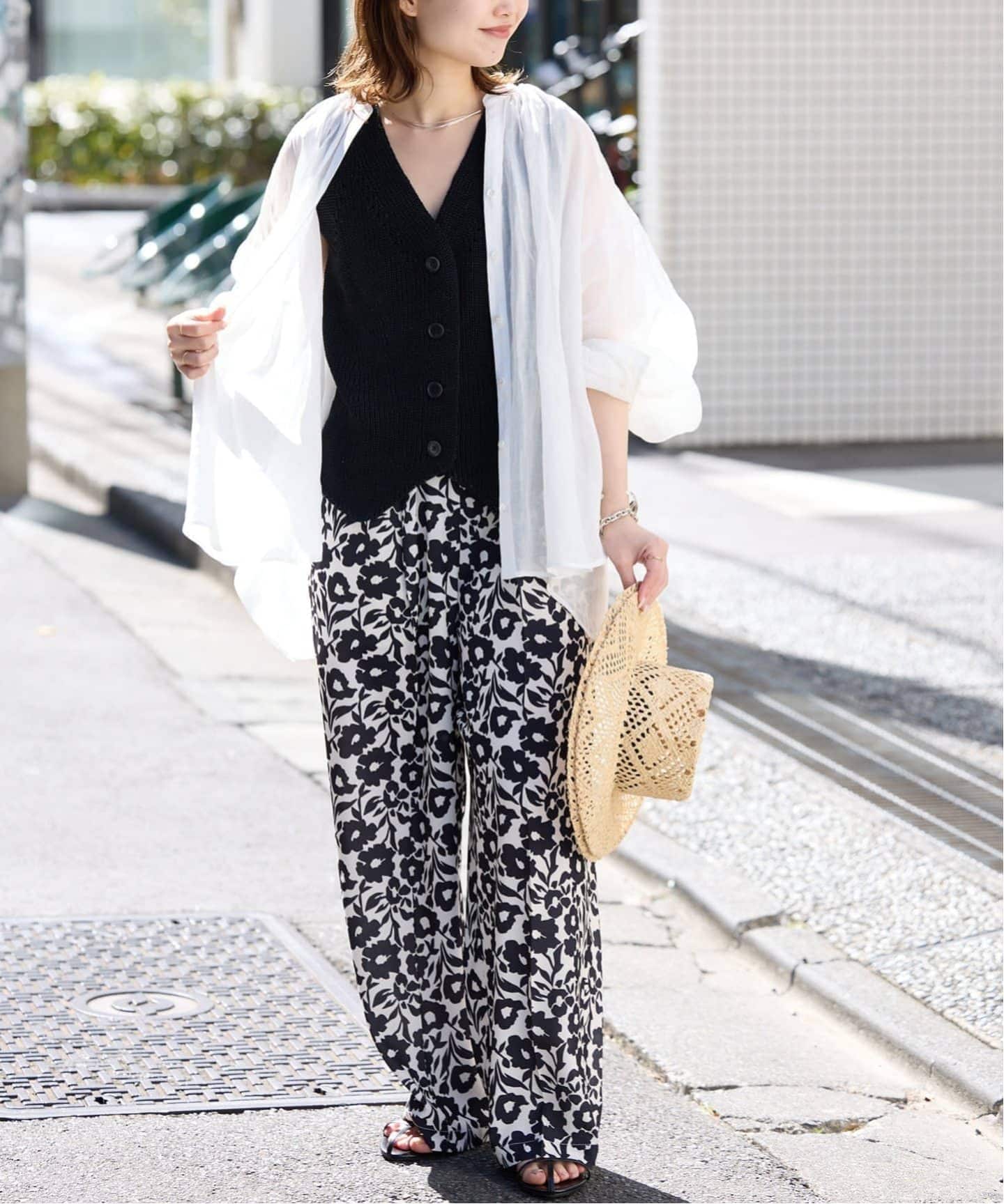 ラミースキッパーシャツ ホワイト ラミースキッパーシャツ（シャツ／ブラウス）｜SLOBE IENA