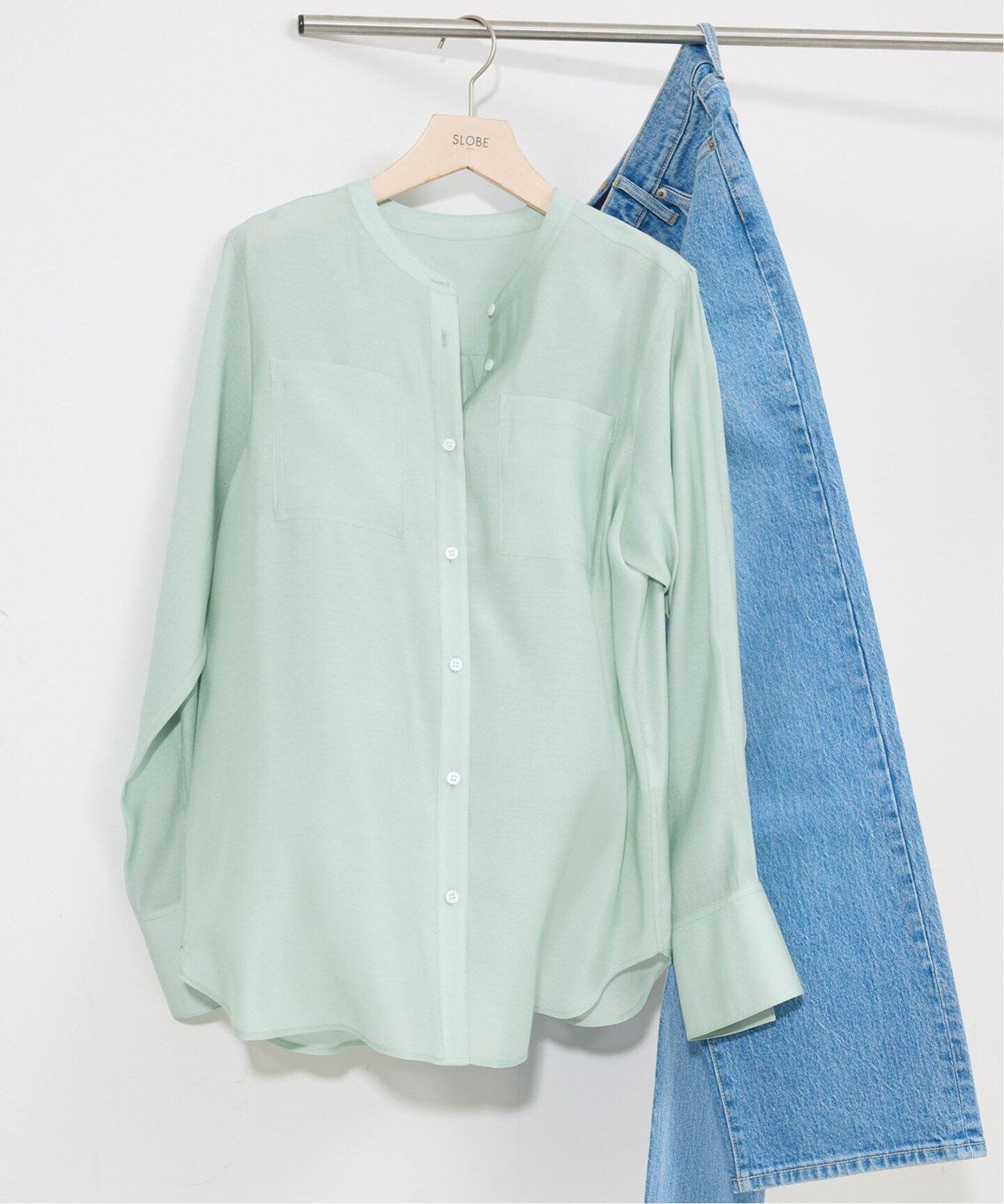 シアーノーカラーシャツ（シャツ／ブラウス）｜SLOBE IENA（スローブ  