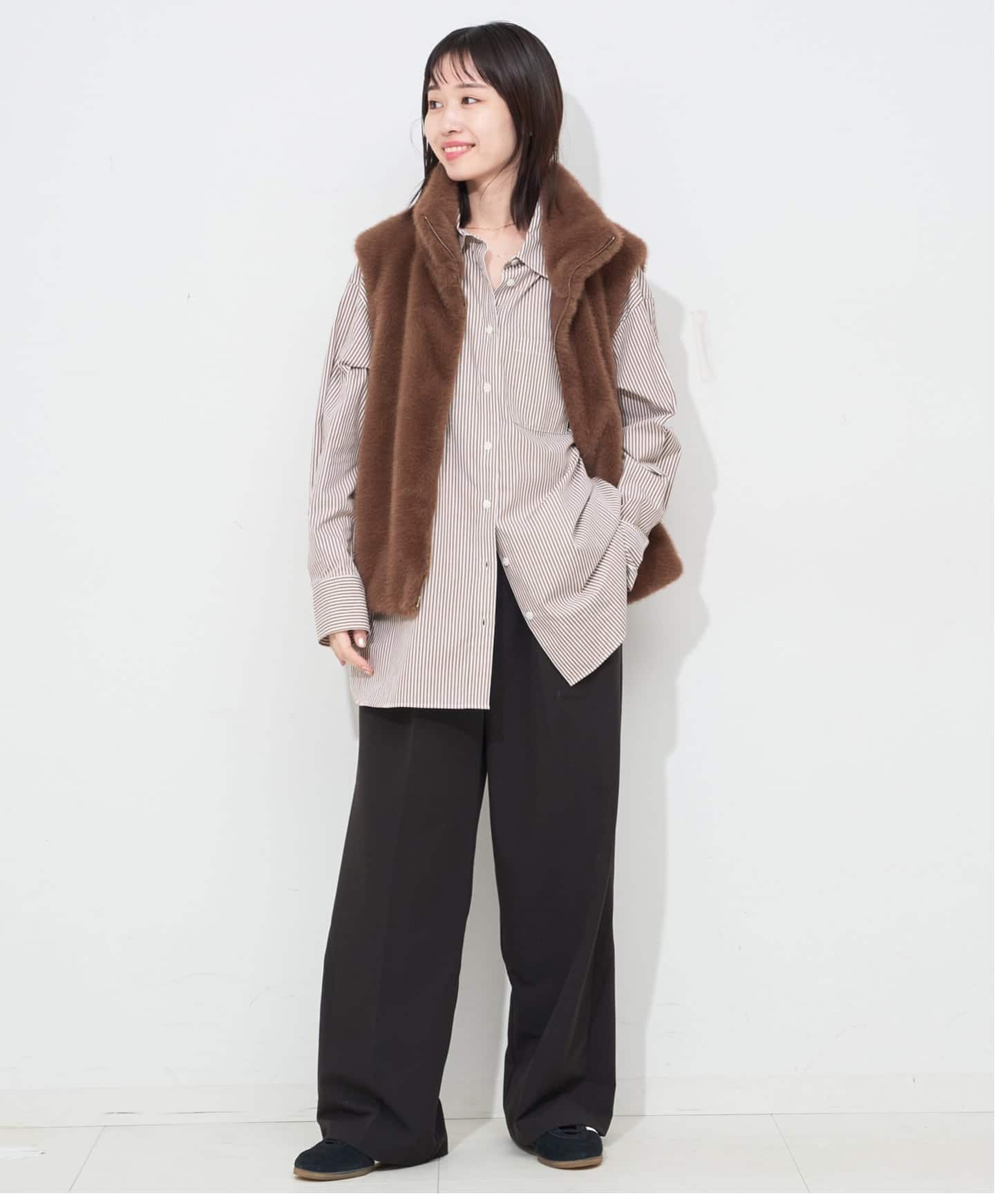 コットンブロードベーシックシャツ（シャツ／ブラウス）｜SLOBE IENA