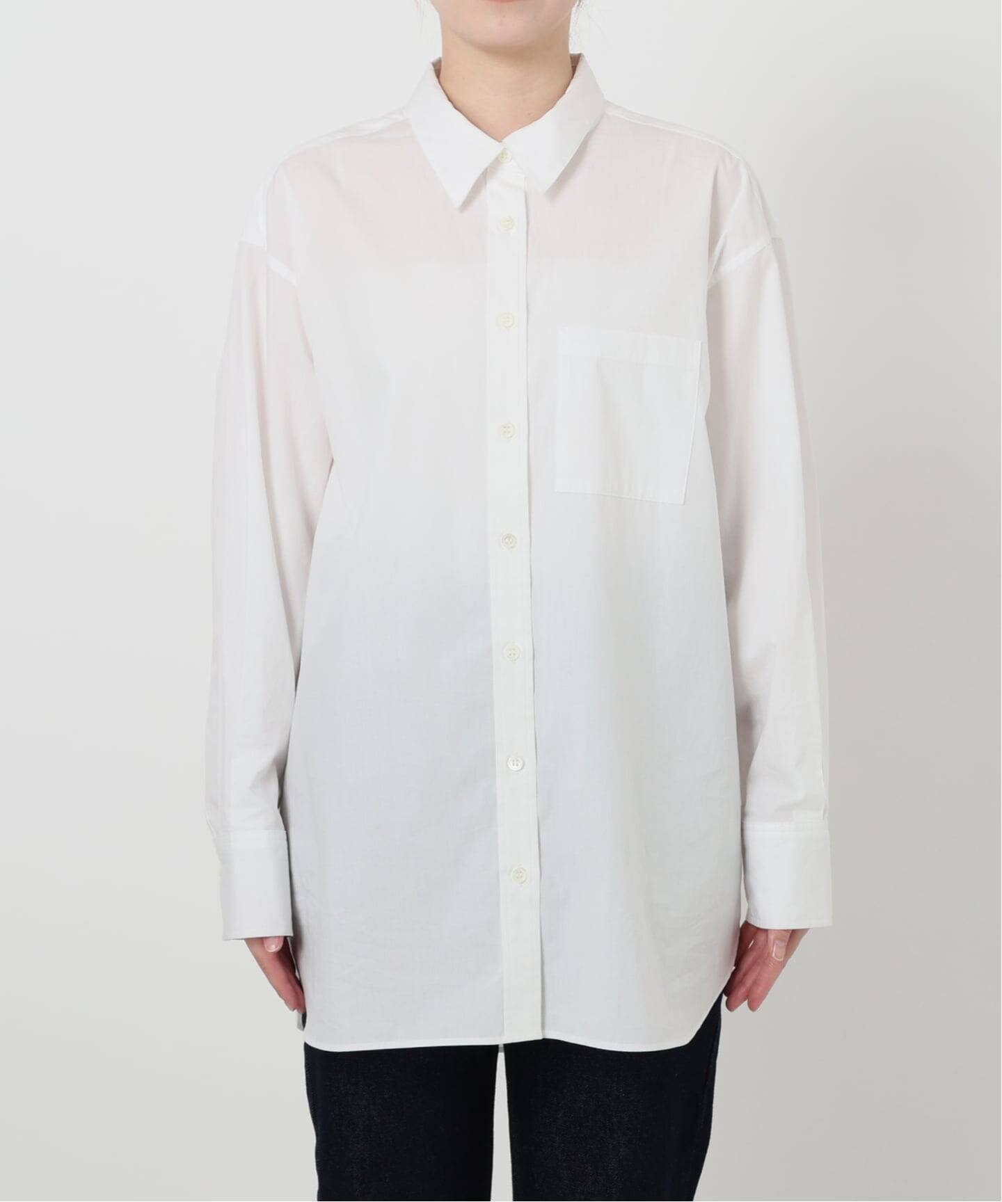 イエナ 24SS コットンブロードレギュラーシャツ ホワイト 36 イエナ 24SS コットンブロードレギュラーシャツ ホワイト 36