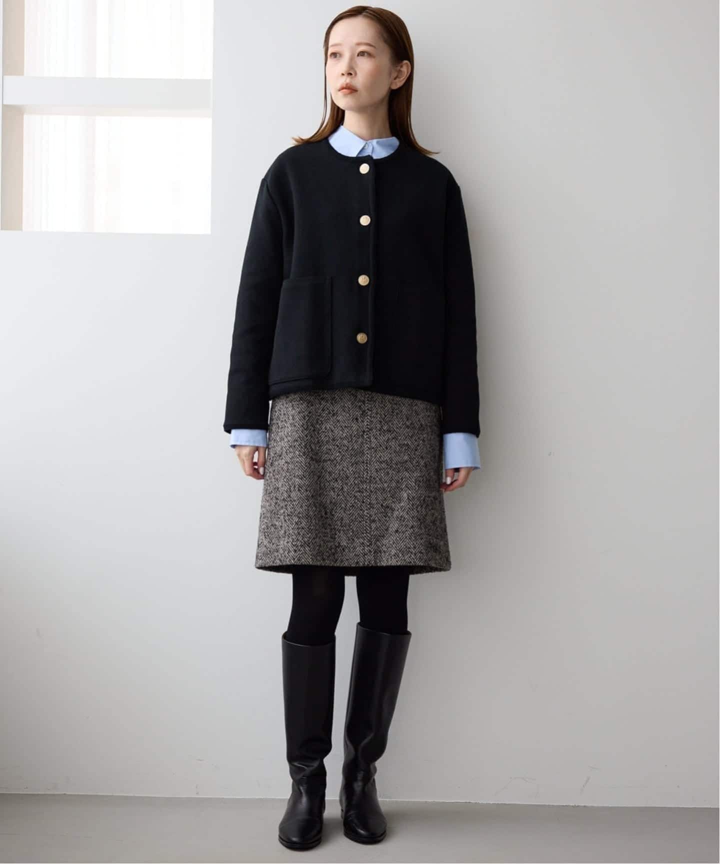 追加》コットンブロードベーシックシャツ（シャツ／ブラウス）｜SLOBE