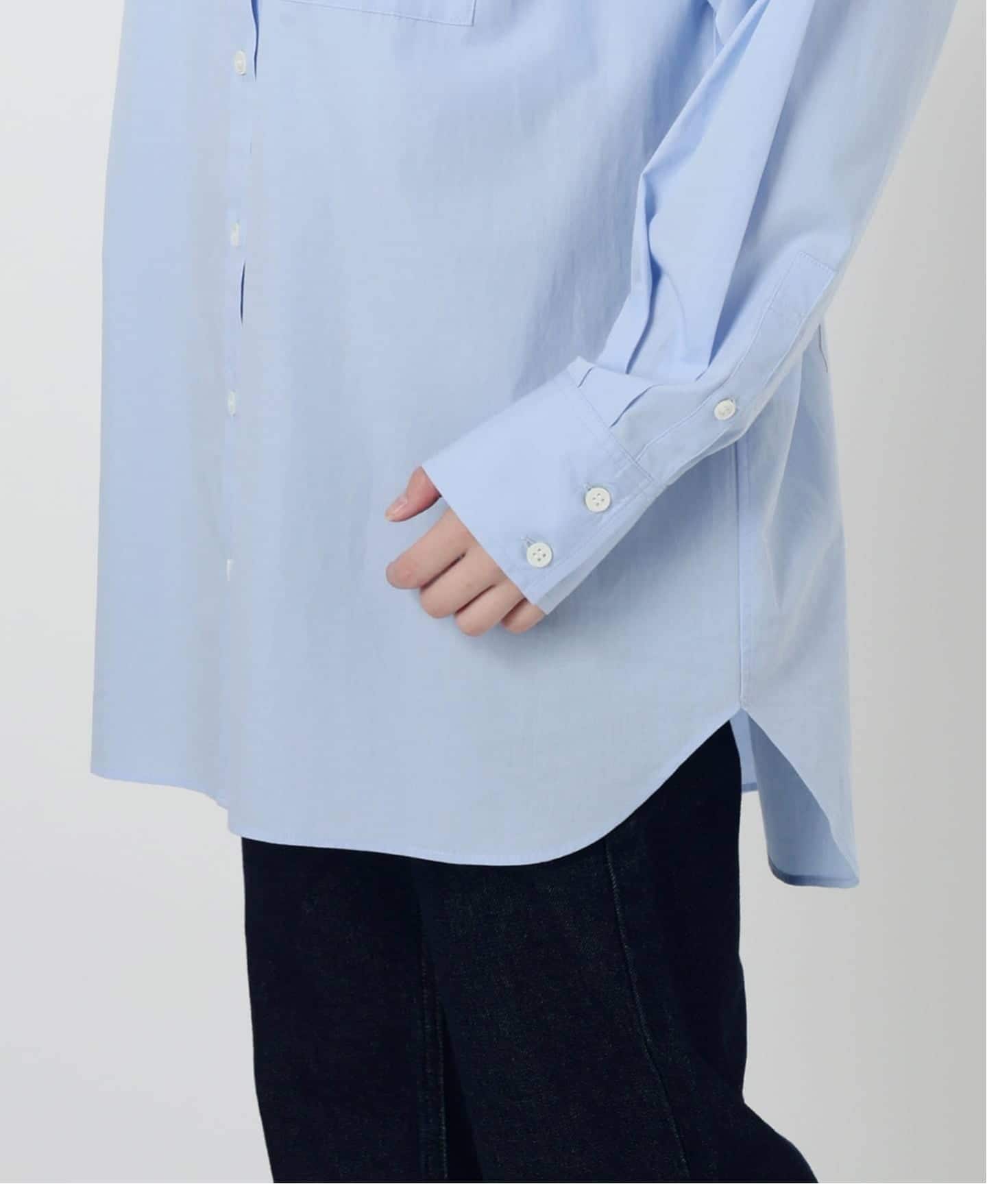 追加》コットンブロードベーシックシャツ（シャツ／ブラウス）｜SLOBE