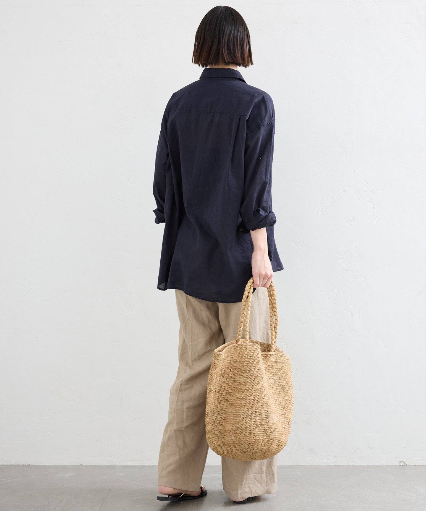SLOBE IENA｜リネンコットンダブルポケットシャツ | Rakuten
