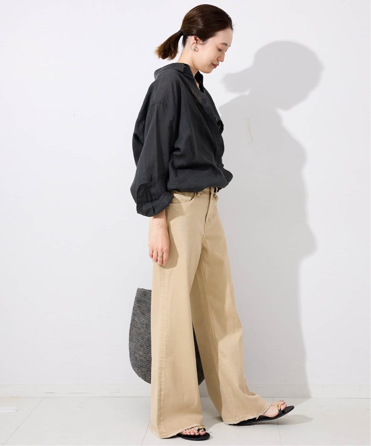 SLOBE IENA（スローブイエナ）の「フレンチリネンコットンベスト