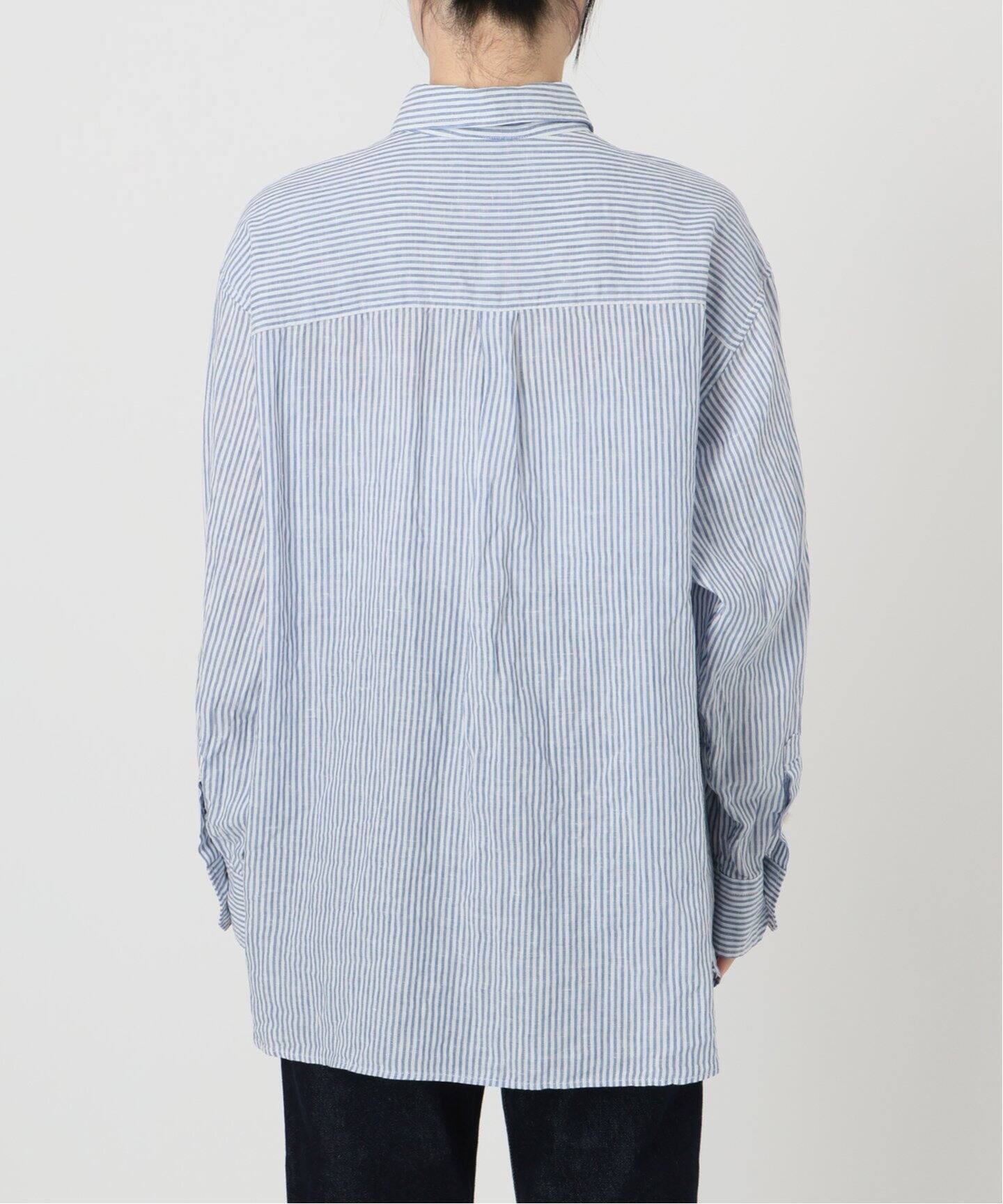 【今期・完売・新品】SLOBE IENAのリネンコットンカシュクールシャツ リネンコットンカシュクールシャツ（シャツ/ブラウス）｜SLOBE IENA