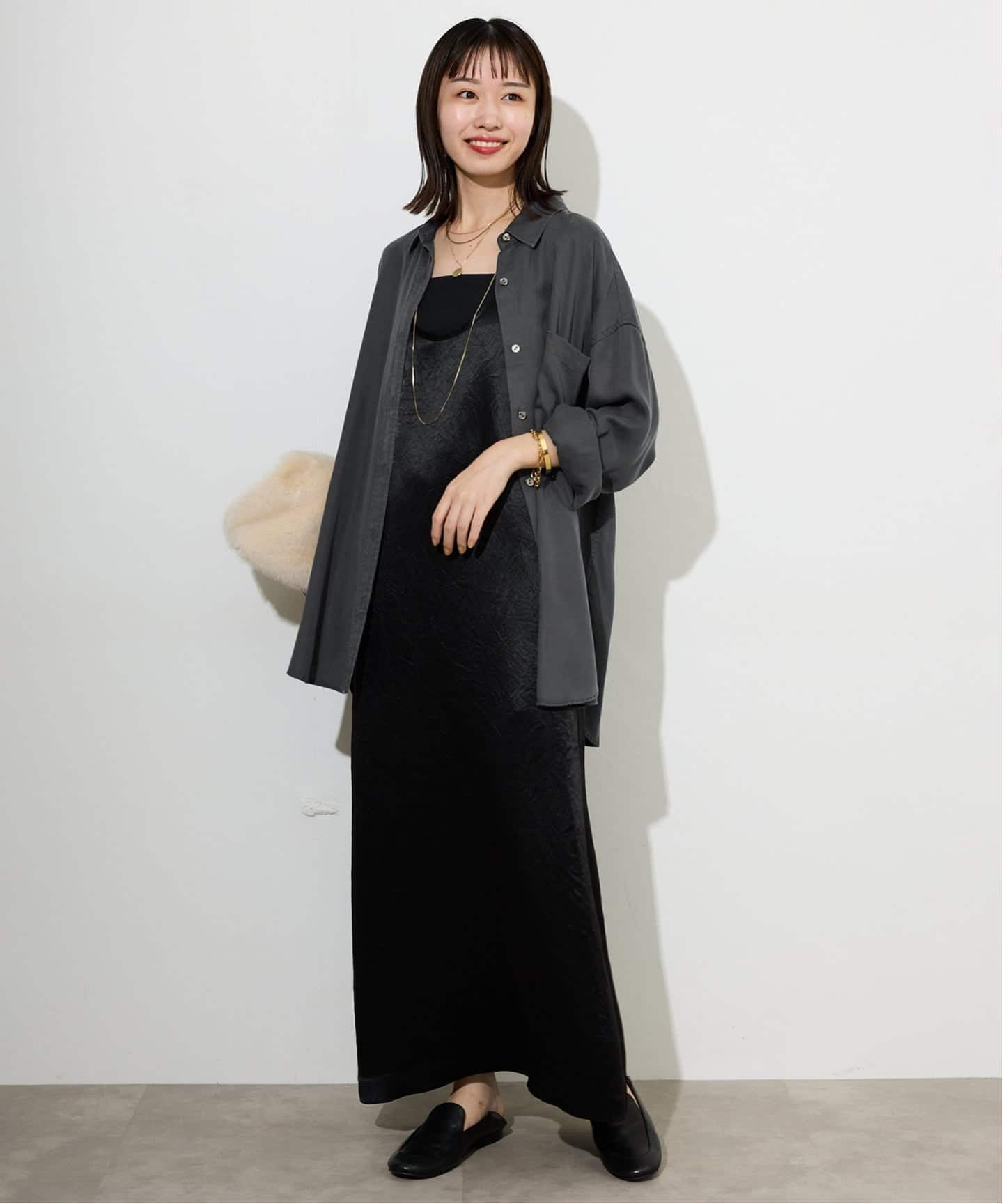 SLOBEIENA 製品染めシャツ SLOBEIENA 製品染めシャツ