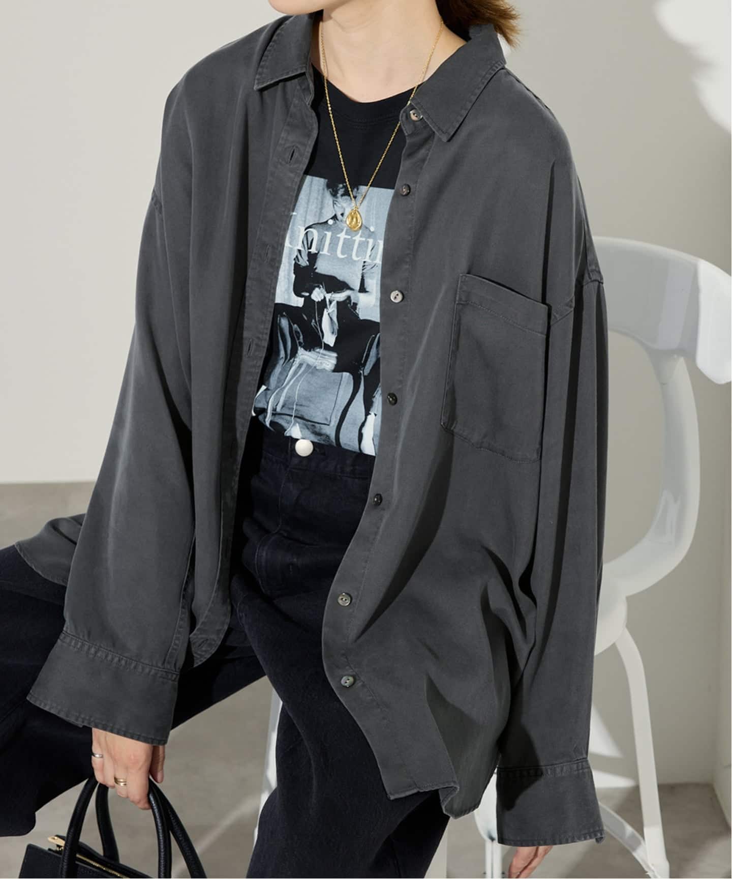 セットアップ対応可》製品染めシャツ（シャツ／ブラウス）｜SLOBE IENA