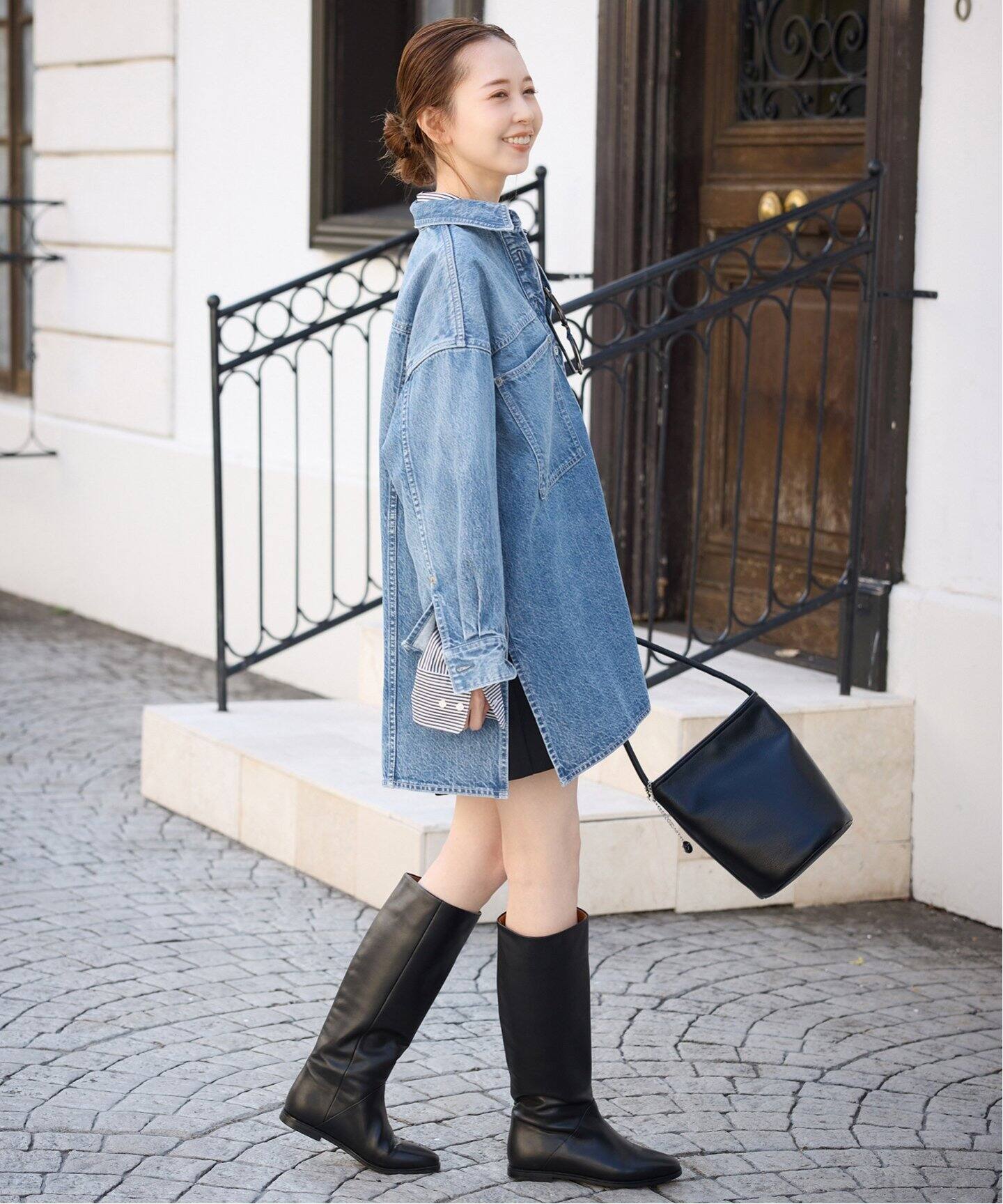 LE DENIM フィールドオーバーチュニック（シャツ／ブラウス）｜SLOBE 
