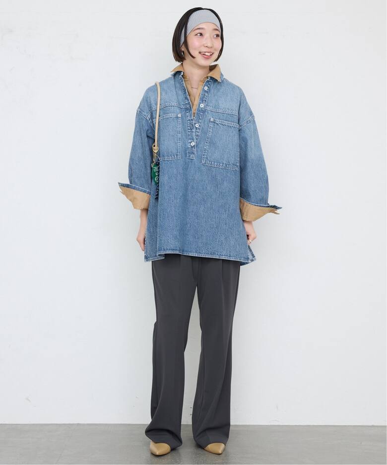 LE DENIM フィールドオーバーチュニック（シャツ／ブラウス）｜SLOBE 