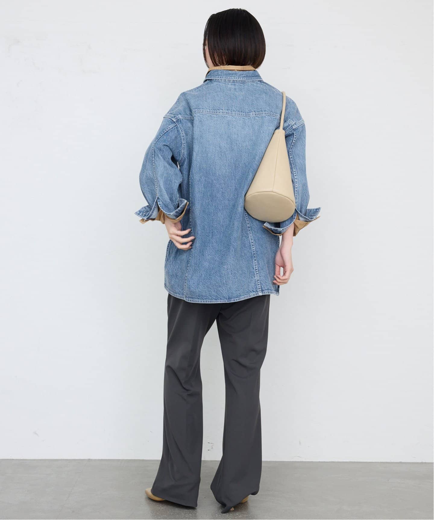 LE DENIM フィールドオーバーチュニック（シャツ／ブラウス