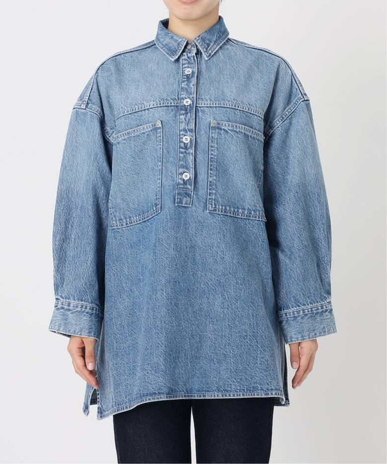 LE DENIM フィールドオーバーチュニック（シャツ／ブラウス）｜SLOBE