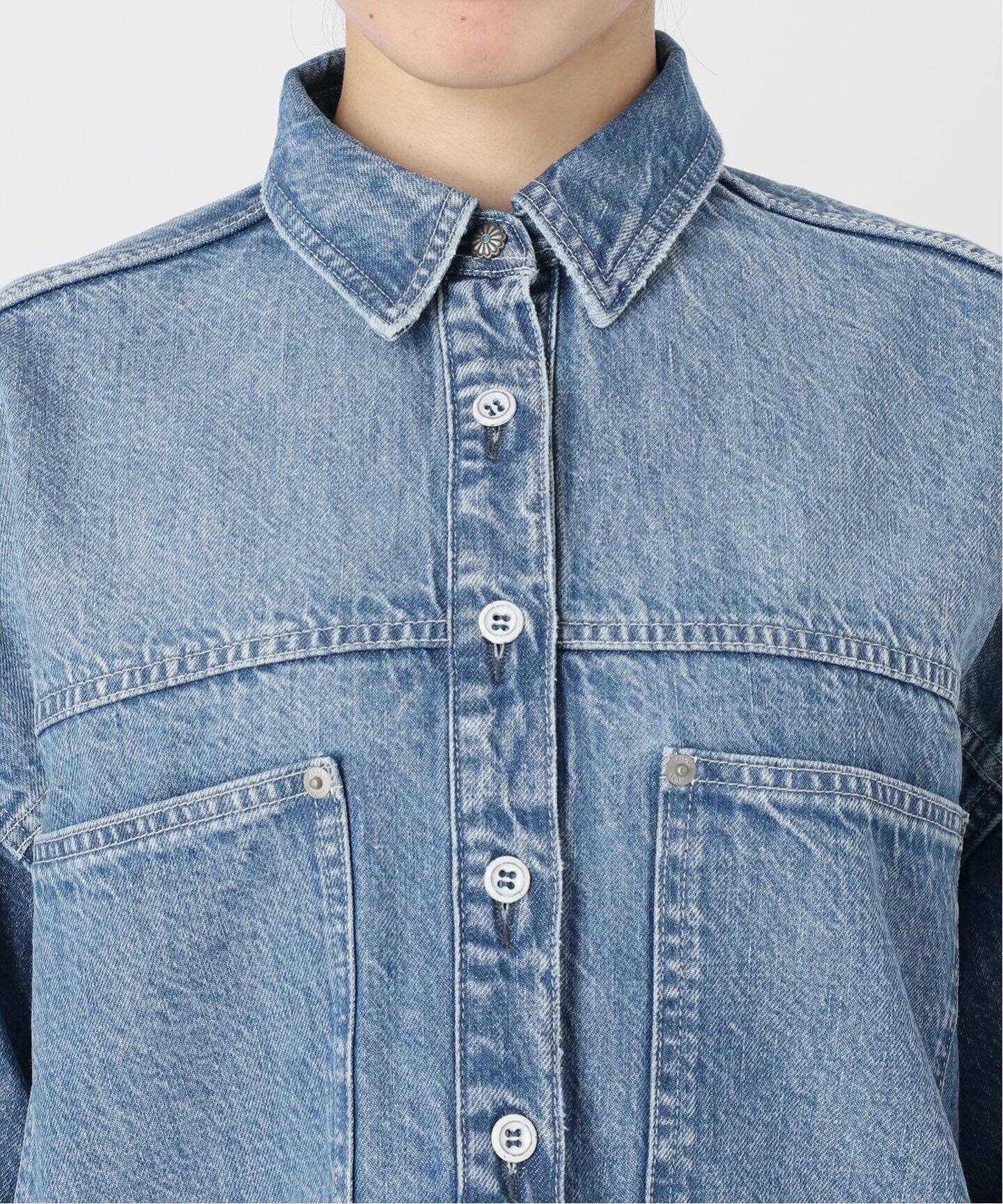 LE DENIM フィールドオーバーチュニック（シャツ／ブラウス）｜SLOBE 