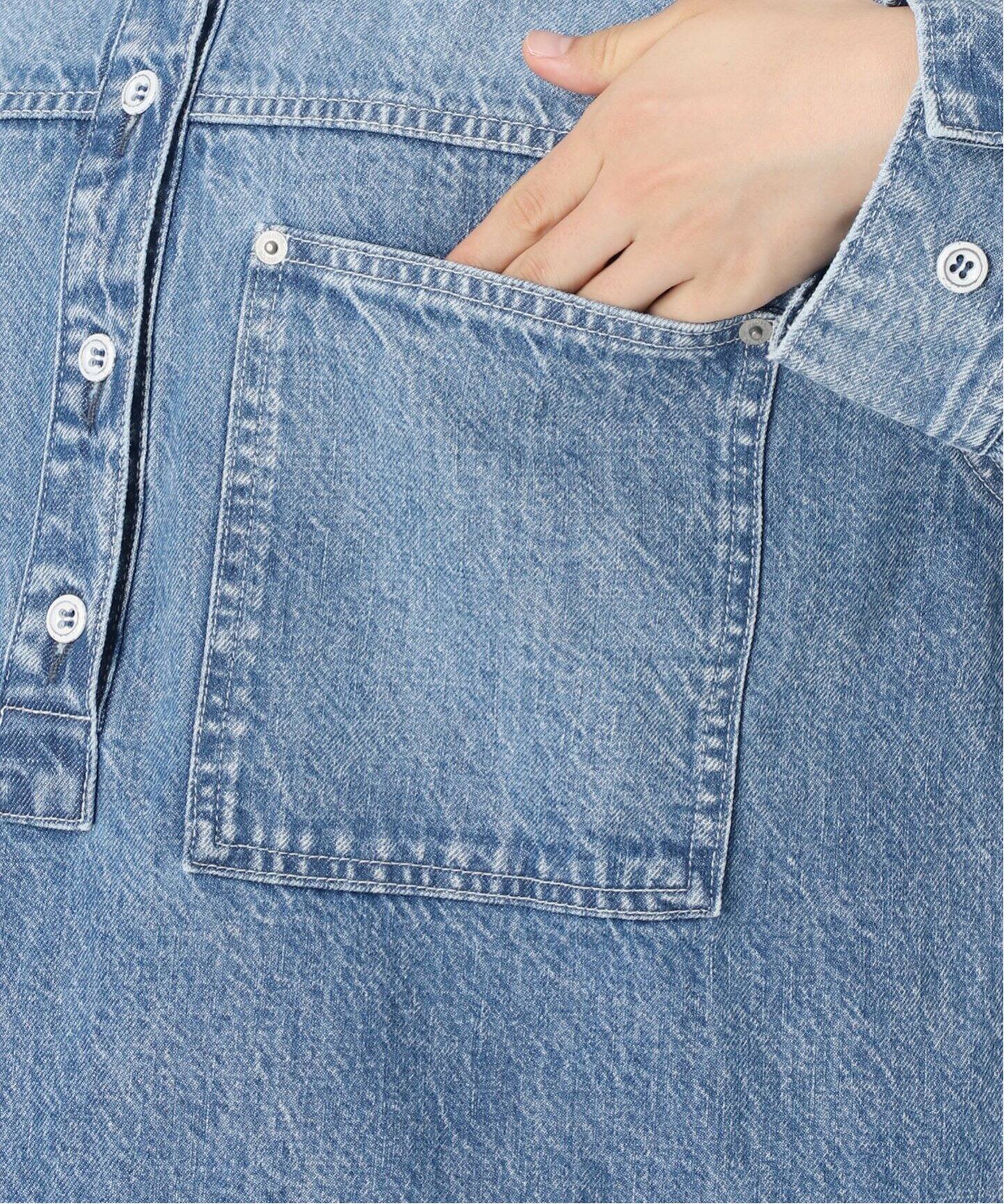 スローブイエナ　LE DENIM　 フィールドオーバーチュニック LE DENIM フィールドオーバーチュニック（シャツ/ブラウス）｜SLOBE