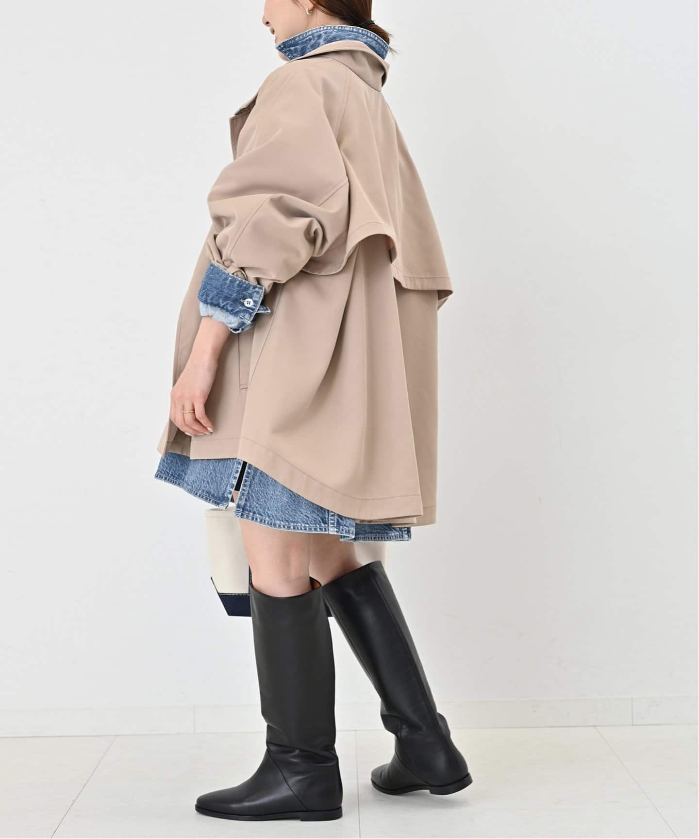 追加》LE DENIM フィールドオーバーチュニック（シャツ