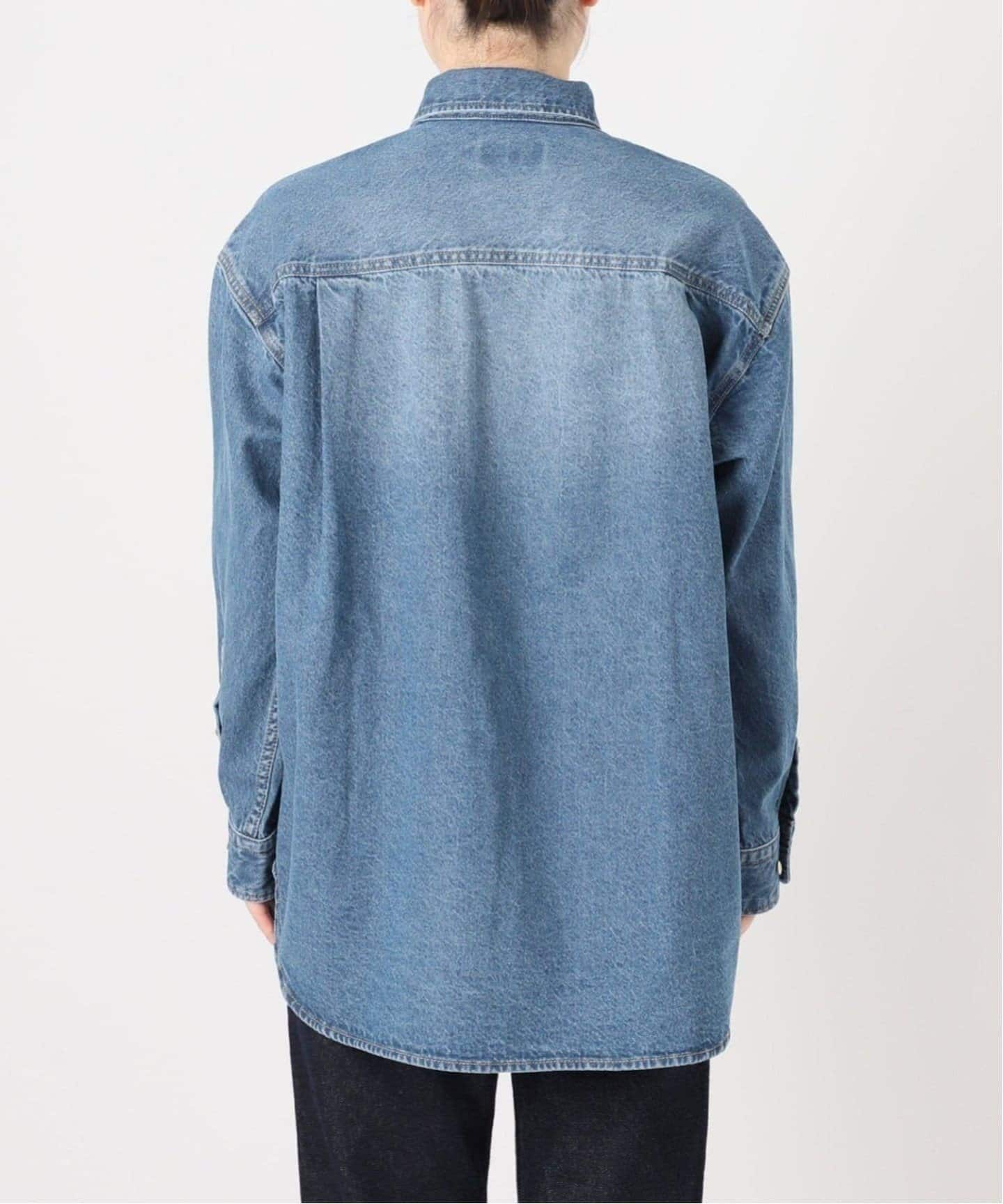 SLOBE IENAイエナ LE DENIM BDUシャツ WEB限定/追加予約》LE DENIM BDUシャツ（シャツ／ブラウス