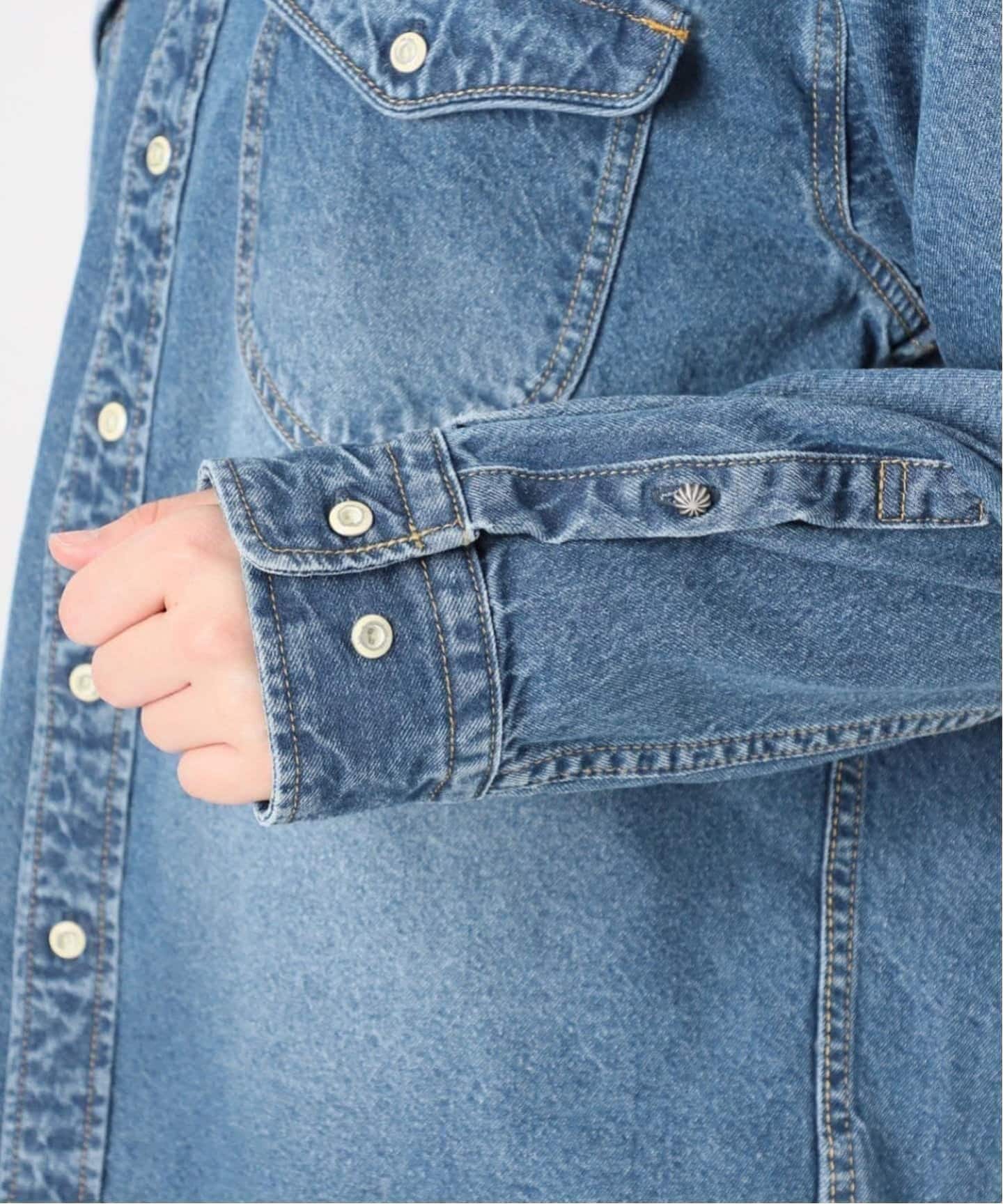 SLOBE IENA スローブイエナ　LE DENIM BDUシャツ デニム SLOBE IENA｜《WEB限定/追加》LE DENIM BDUシャツ | Rakuten