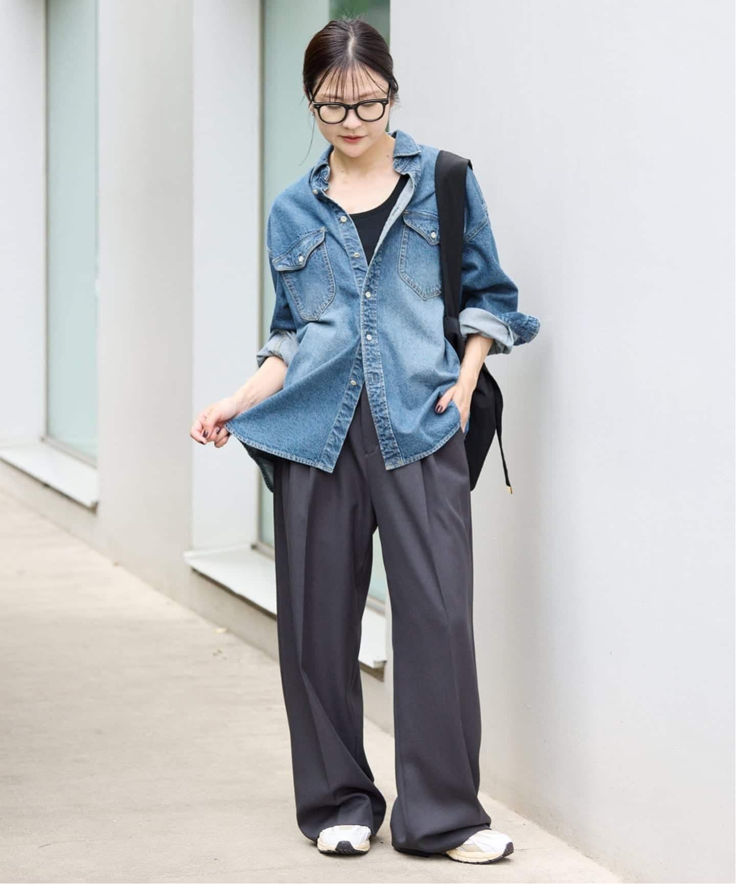 追加2》LE DENIM BDUデニムシャツ（シャツ／ブラウス）｜SLOBE