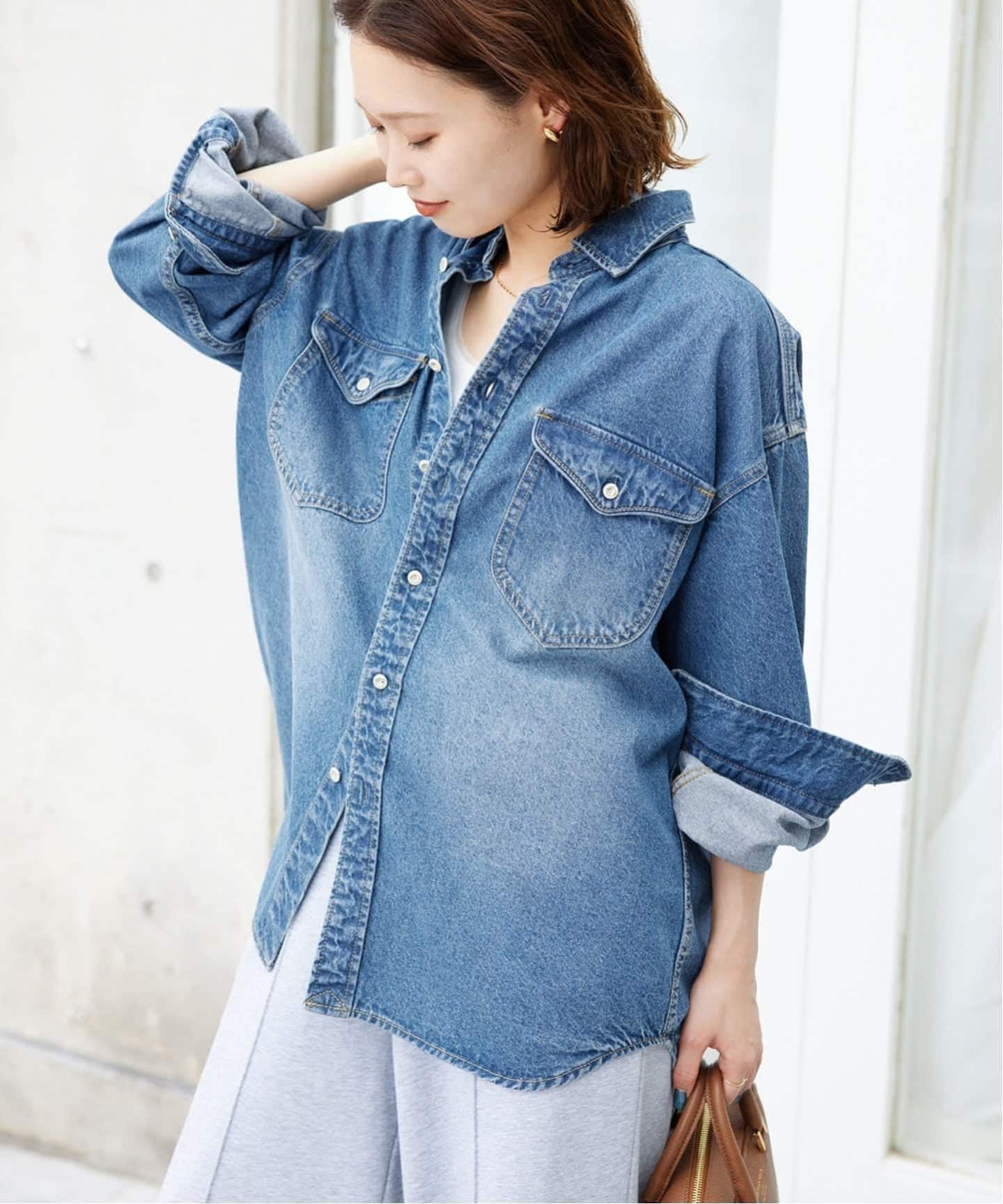 スローブイエナ【2025AW】新品タグ付LE DENIM BDUデニムシャツ SLOBE IENA｜《WEB限定/追加3予約》LE DENIM BDUデニムシャツ