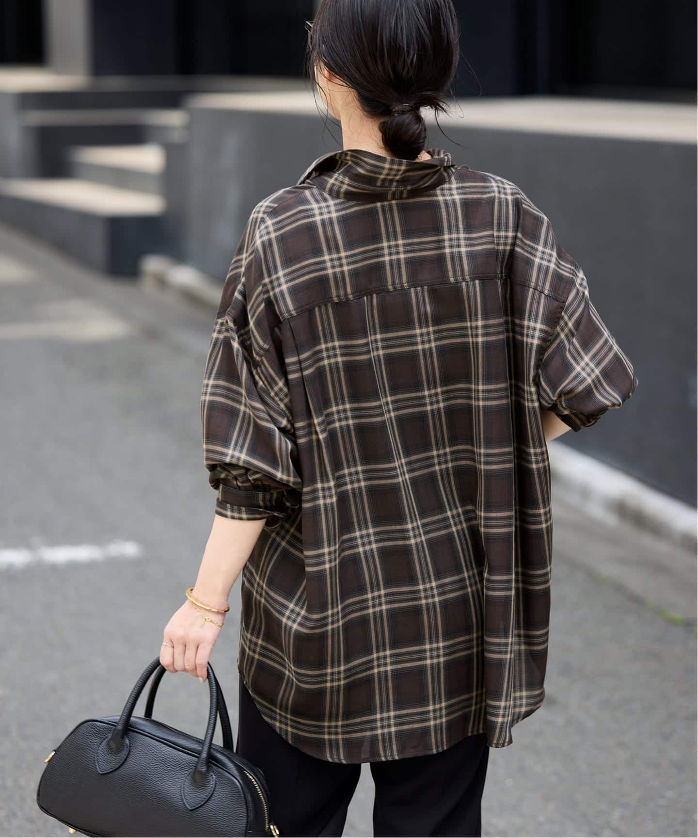 追加》ビエラチェックルーズシャツ（シャツ／ブラウス）｜SLOBE IENA