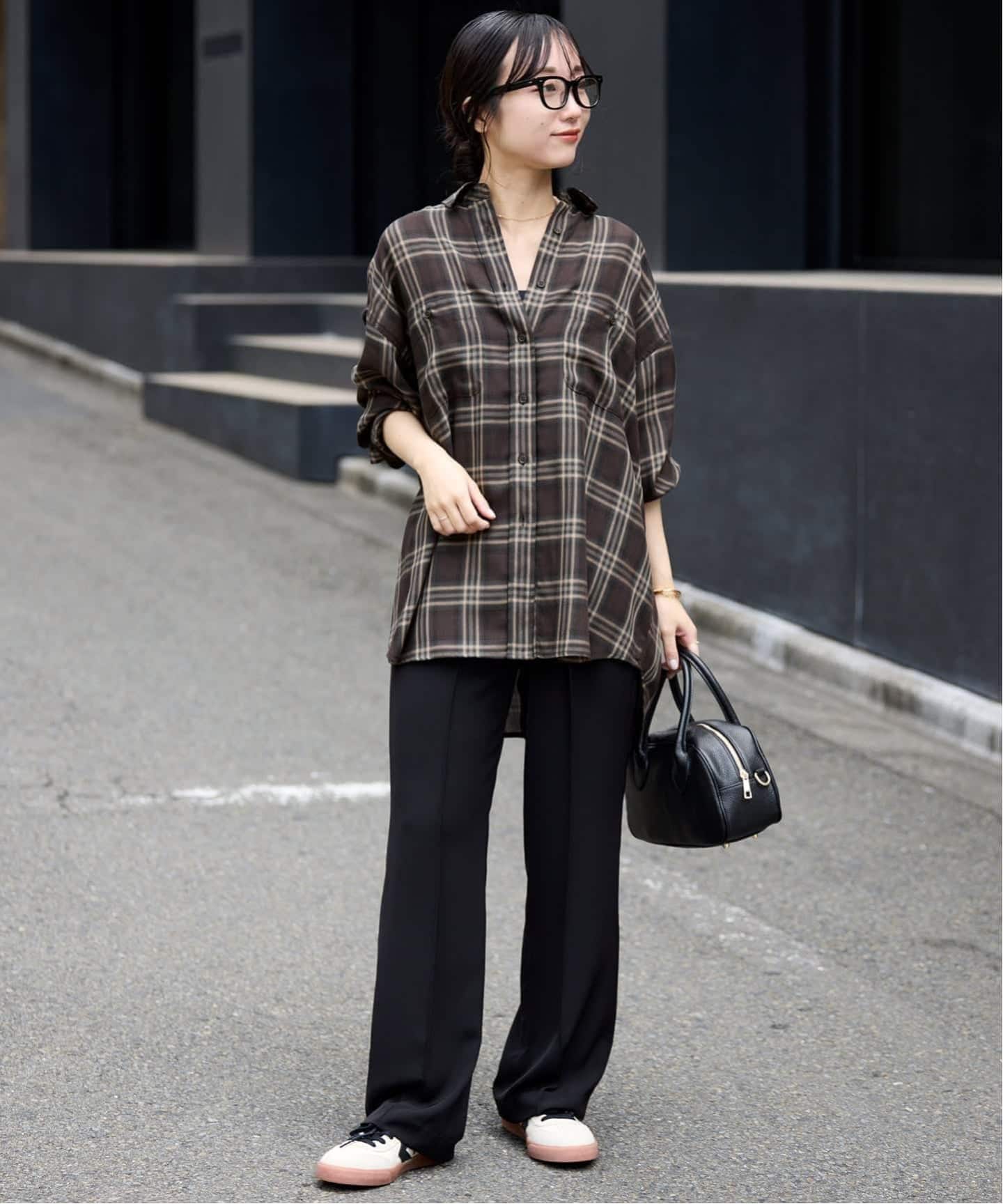 WEB・一部店舗限定/追加2》ビエラチェックルーズシャツ（シャツ