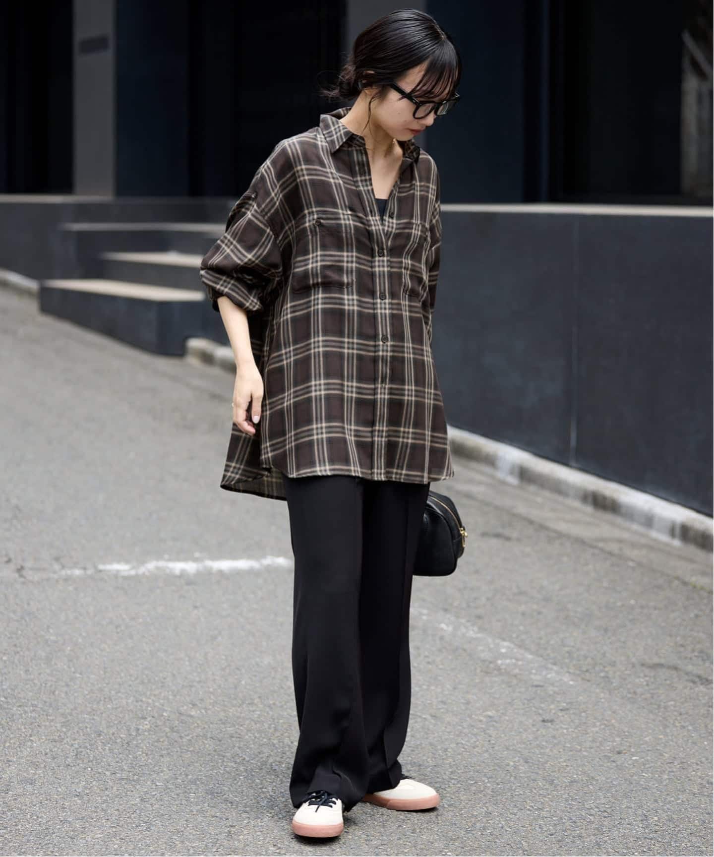 SLOBE IENA 新品 ビエラチェックルーズシャツ WEB・一部店舗限定/追加2予約》ビエラチェックルーズシャツ