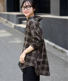 WEB・一部店舗限定/追加2》ビエラチェックルーズシャツ（シャツ 