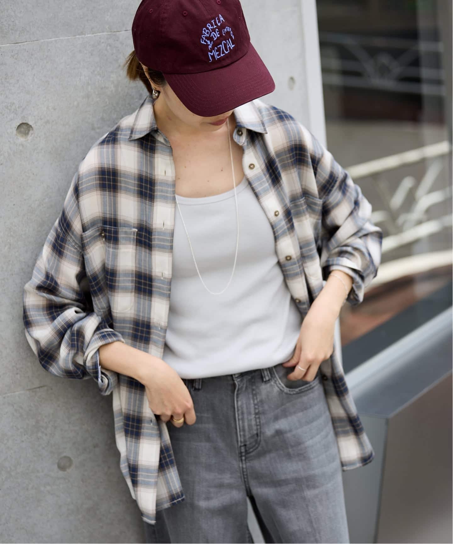 WEB・一部店舗限定/追加2》ビエラチェックルーズシャツ（シャツ