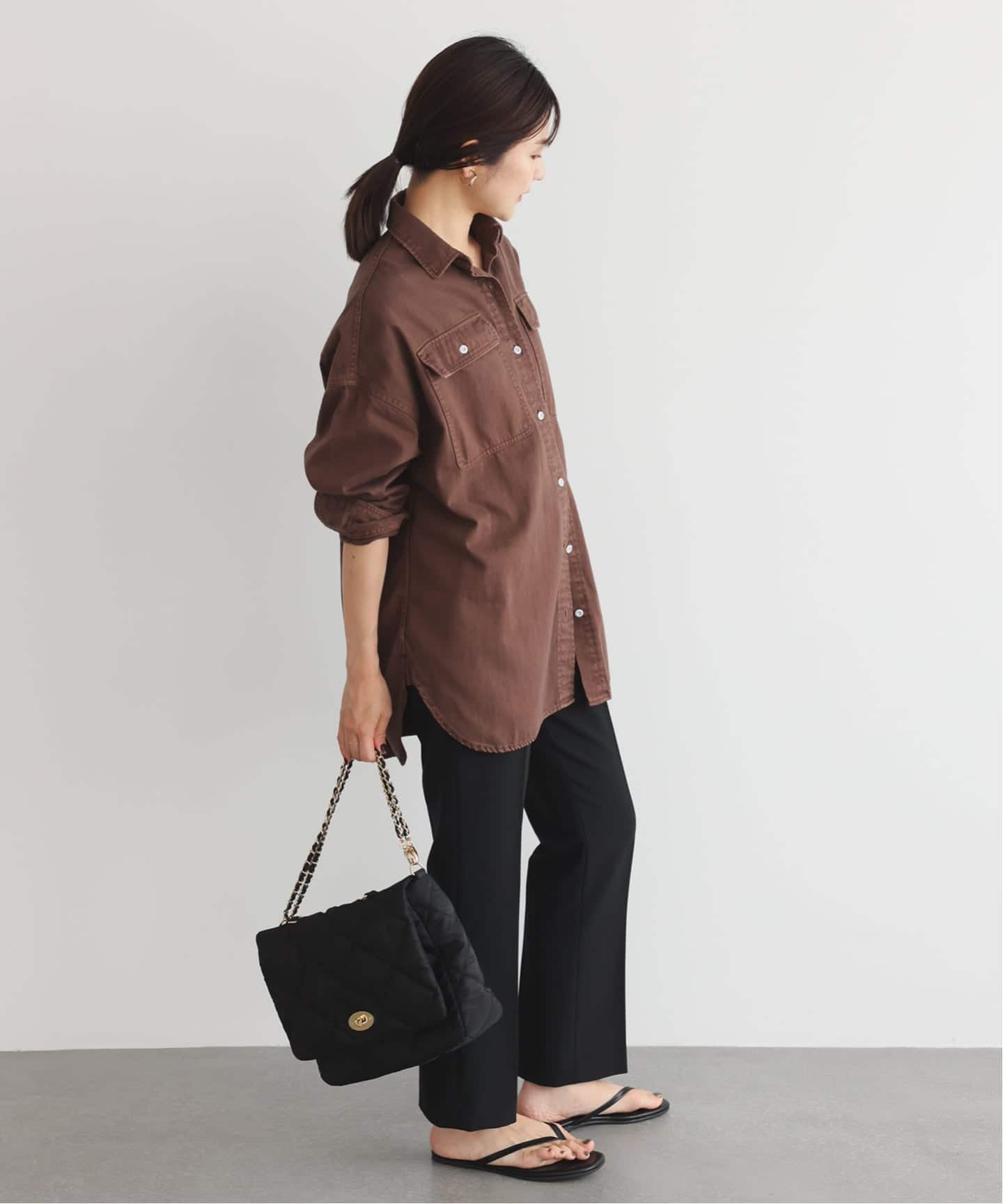 Healthy DENIM/ヘルシーデニムSLOB別注ビッグシャツALMOND 追加》Healthy DENIM/ヘルシーデニム SLOBE別注 ビッグシャツ