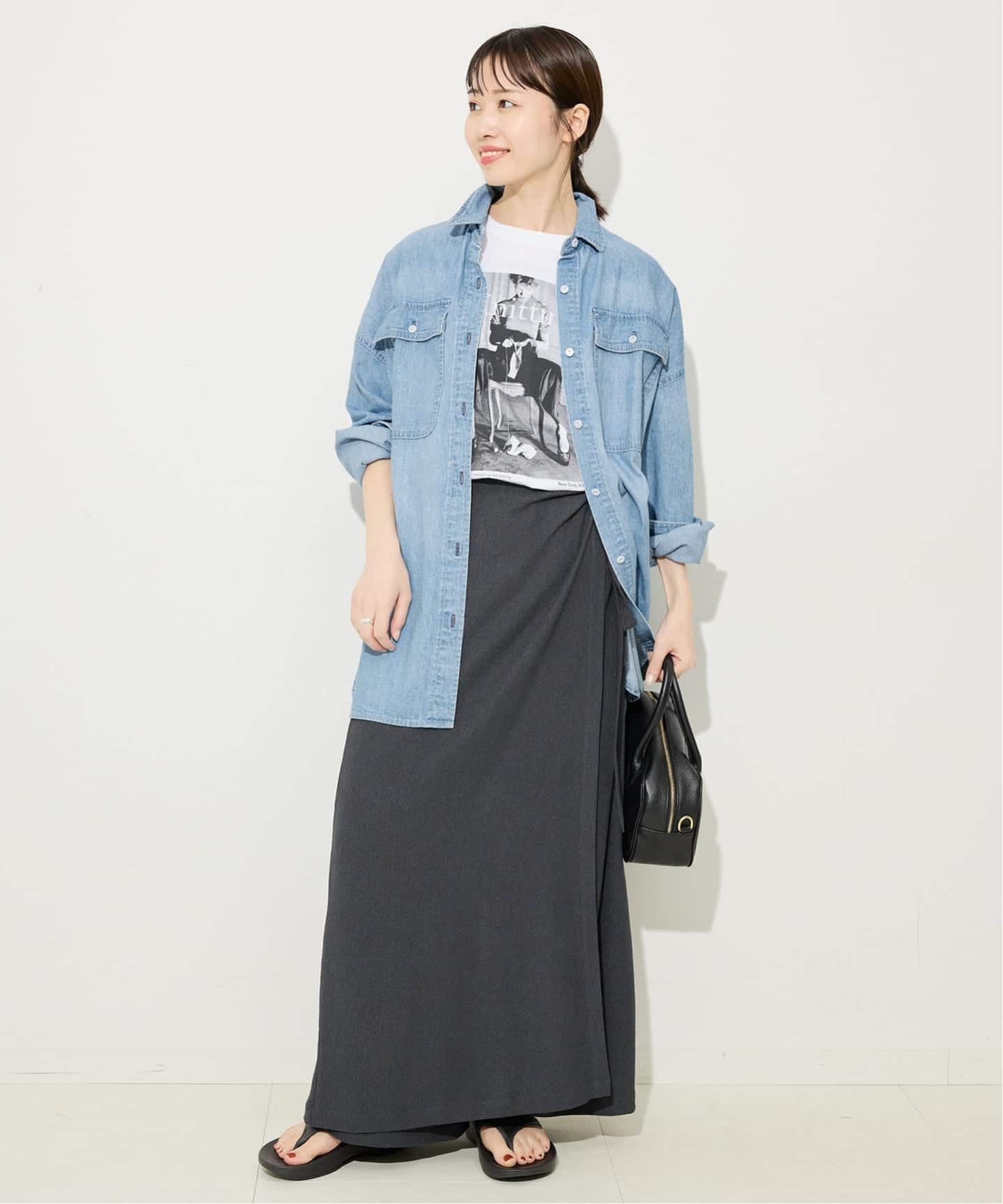 SLOBE IENA【Healthy DENIM】別注ビッグシャツ Healthy DENIM/ヘルシーデニム】SLOBE別注 ビッグシャツ（シャツ