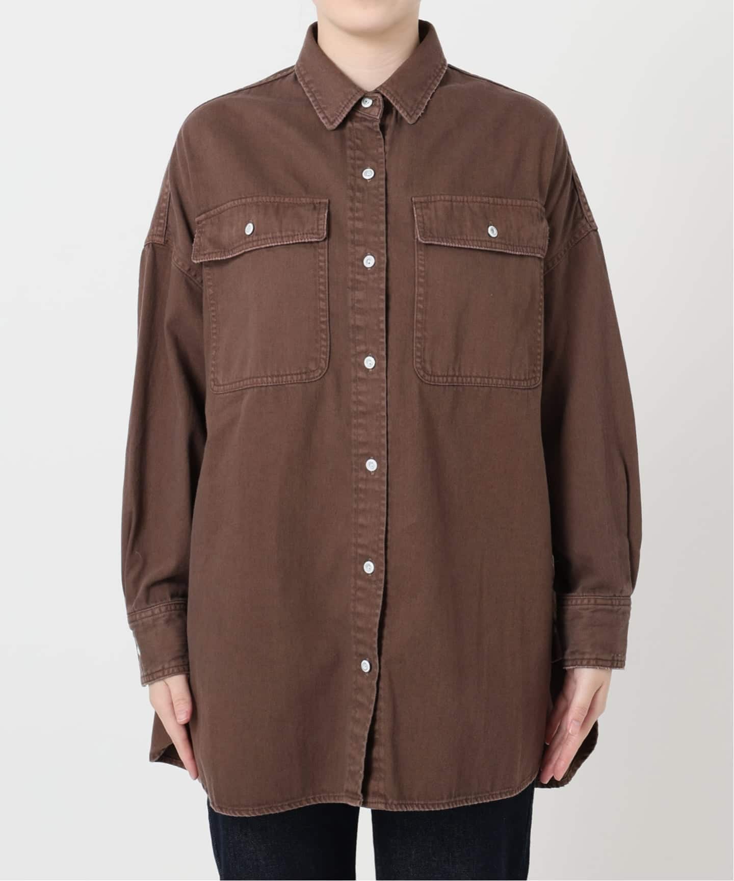 追加2》Healthy DENIM/ヘルシーデニム SLOBE別注 ビッグシャツ ALMOND