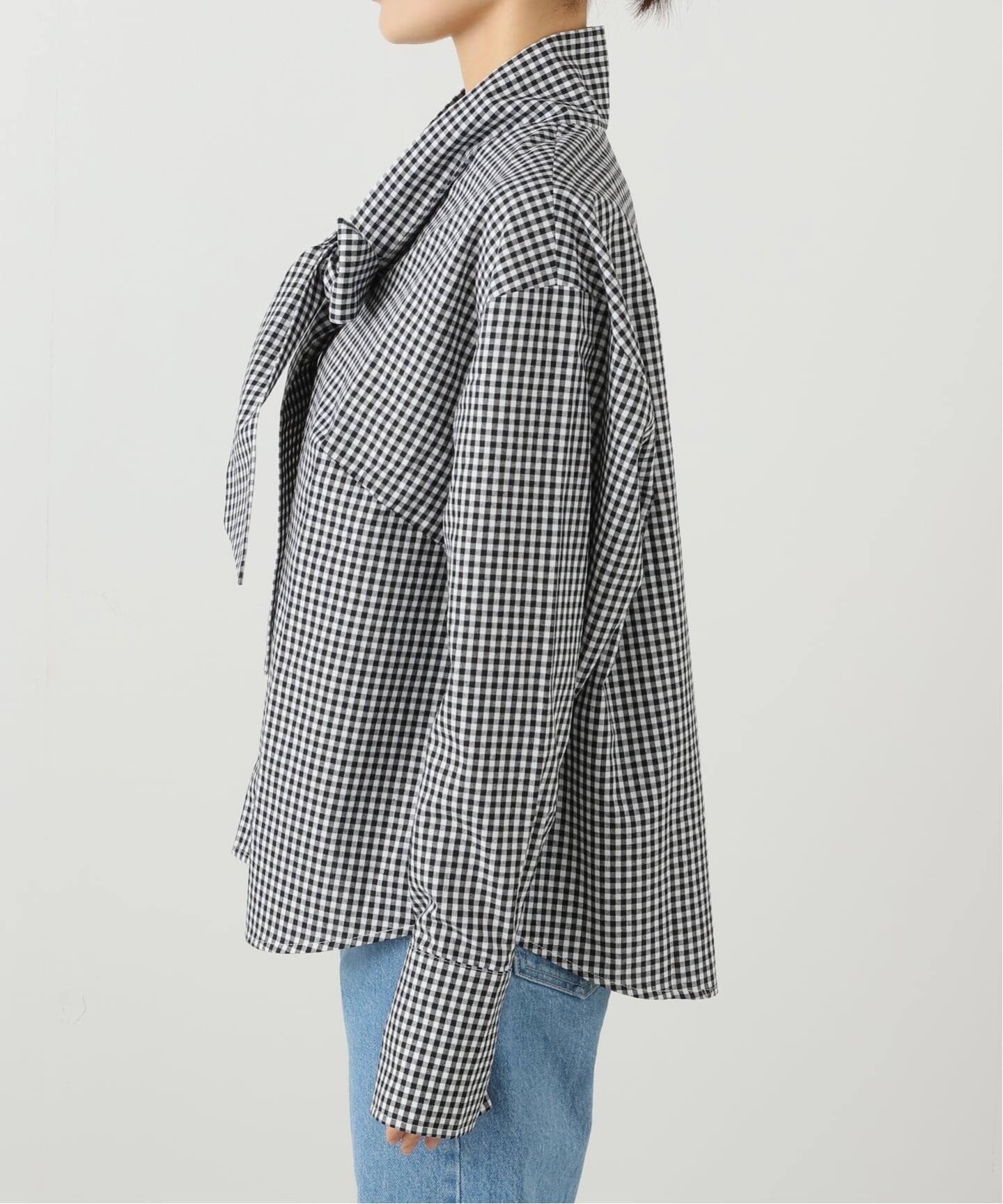 PROVOKE/プロヴォーク ギンガムボウタイシャツ PV-030071（シャツ