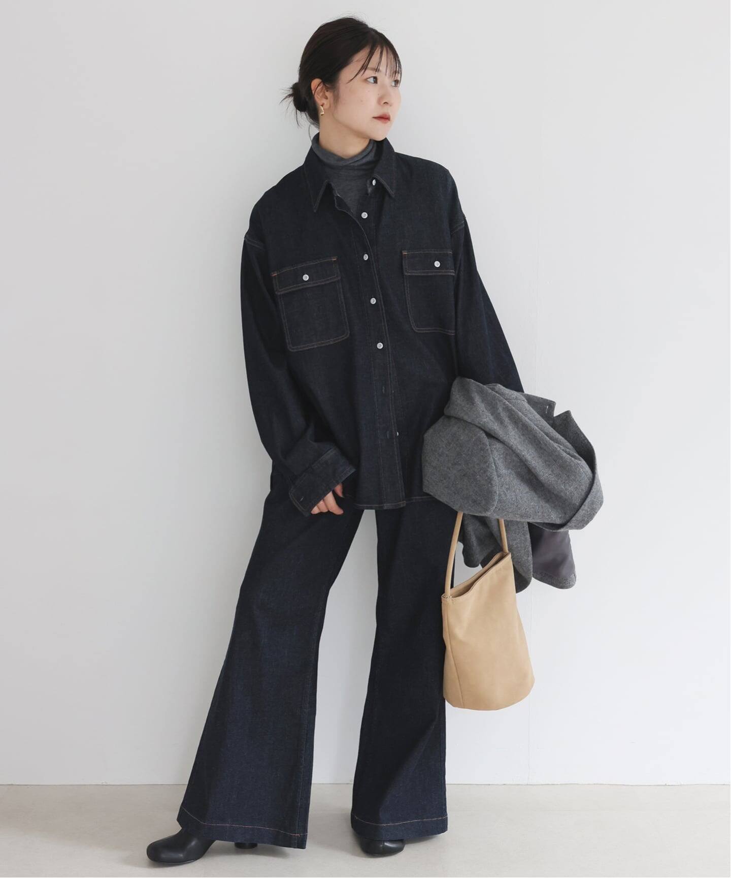 Healthy DENIM/ヘルシーデニム SLOBE別注 デニムシャツ petit Almond 
