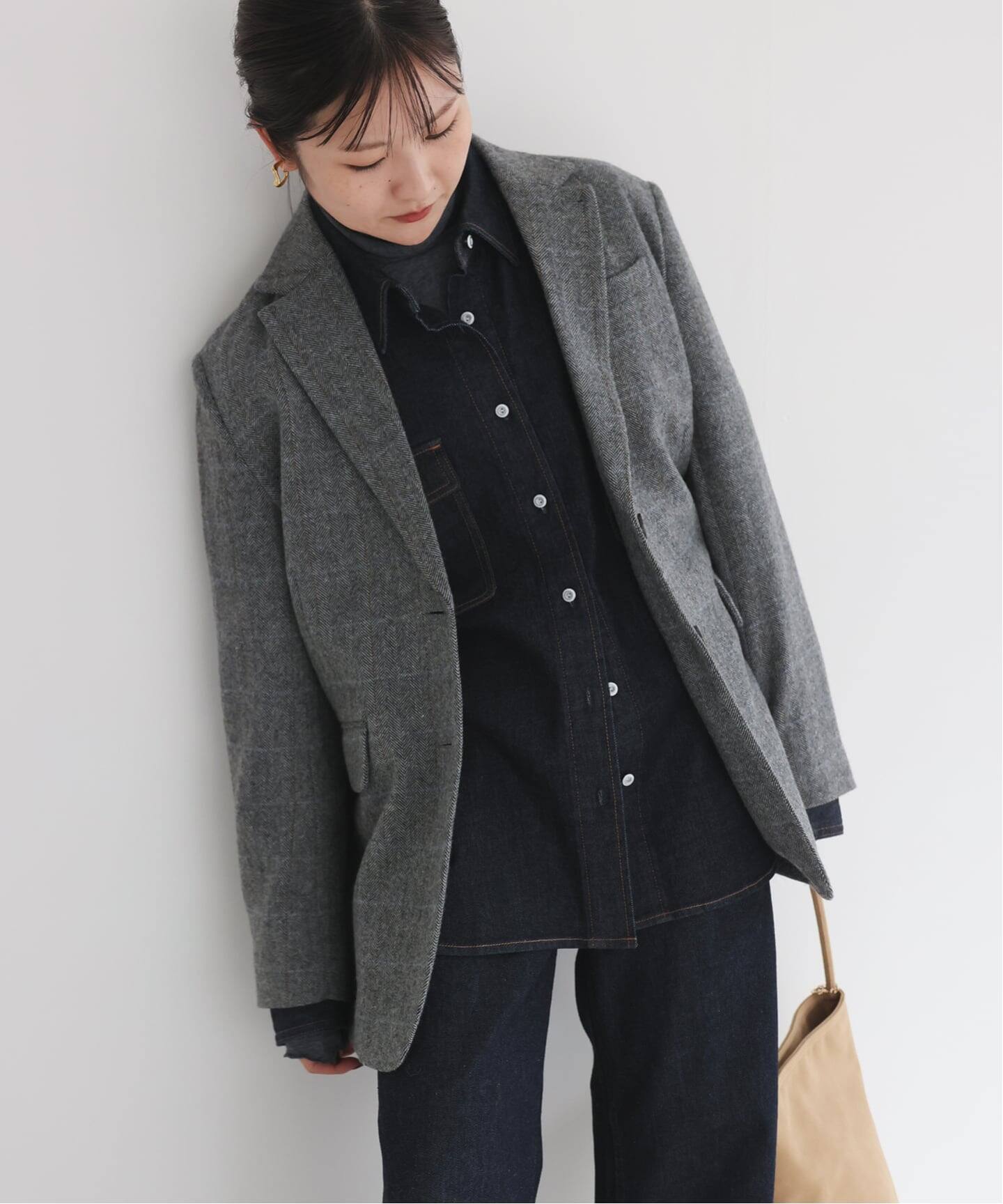 Healthy DENIM/ヘルシーデニム SLOBE別注 デニムシャツ petit Almond