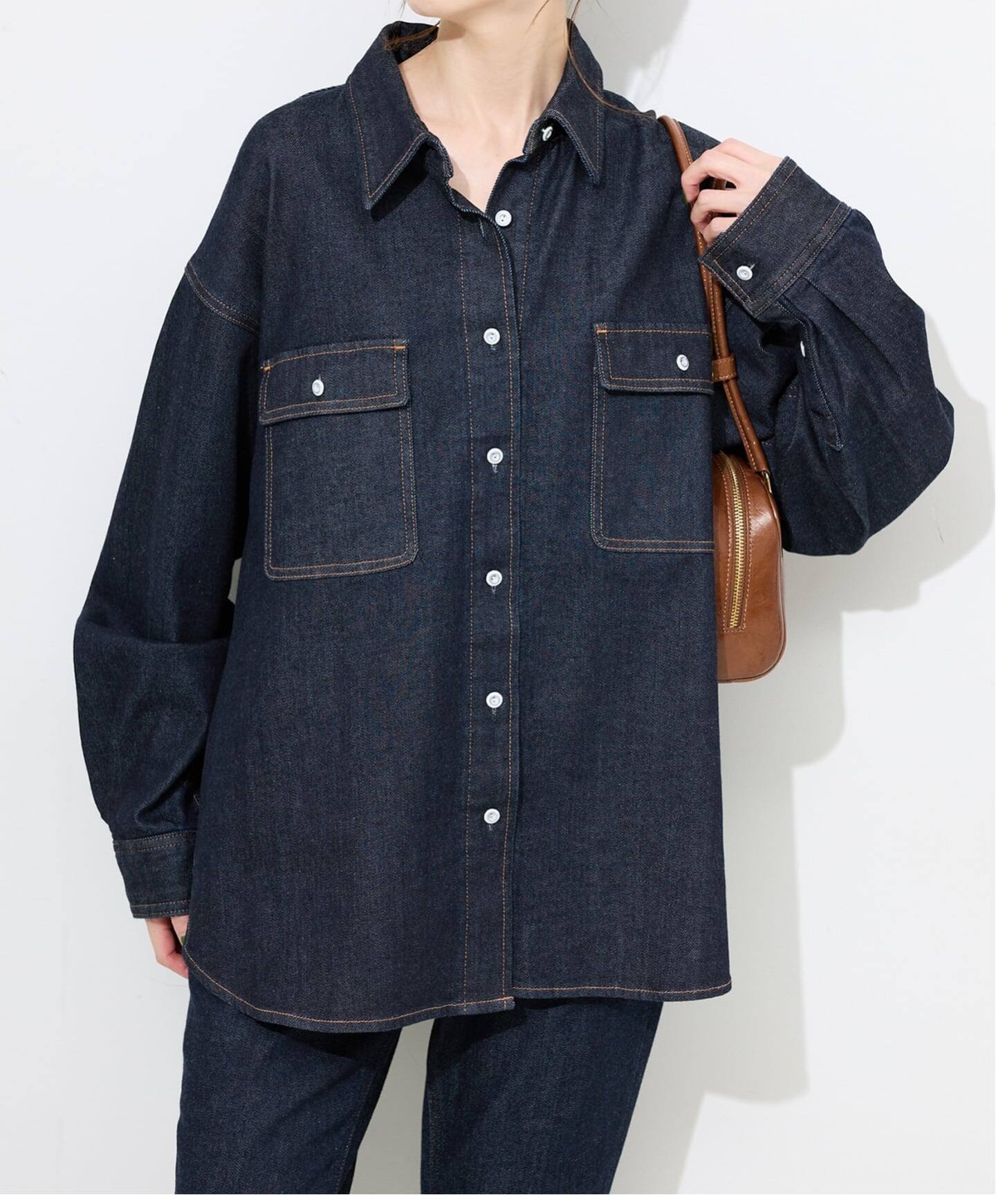 Healthy DENIM/ヘルシーデニム SLOBE別注 デニムシャツ petit Almond 