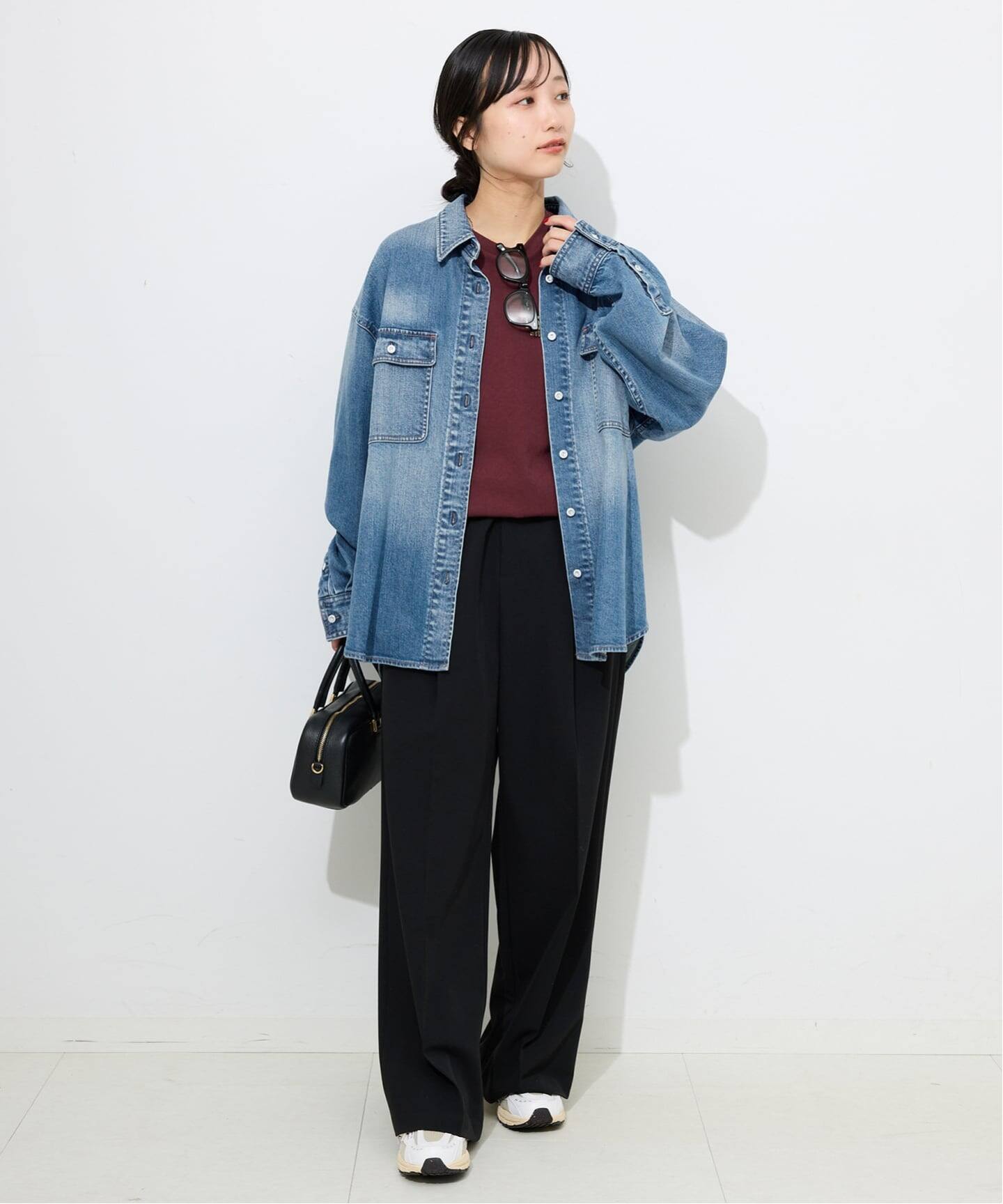 Healthy Denim ダークブルー デニムシャツ B:MING LIFE STORE by BEAMS｜Healthy DENIM / Almond オーバー