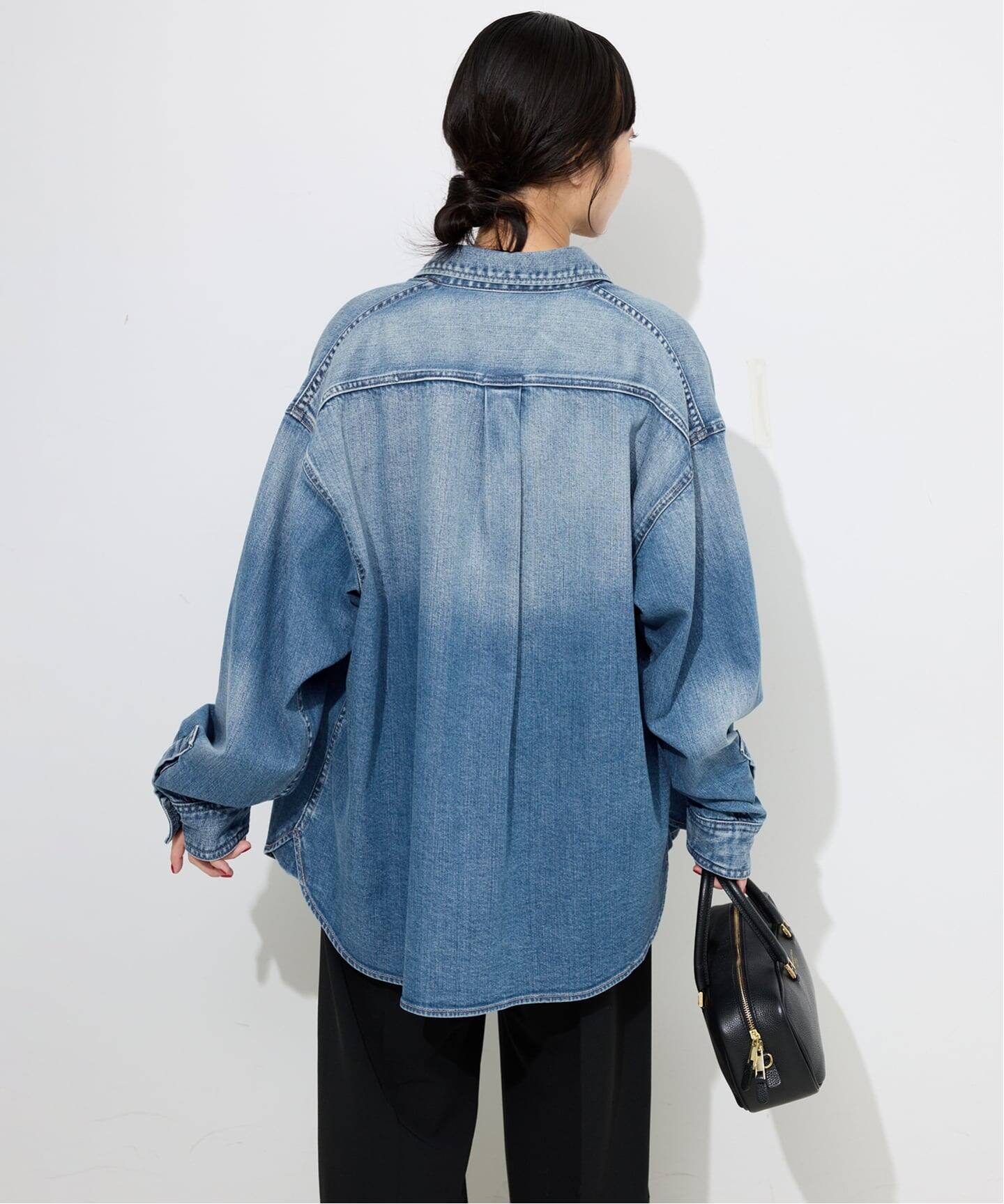 Healthy DENIM/ヘルシーデニム SLOBE別注 デニムシャツ petit Almond