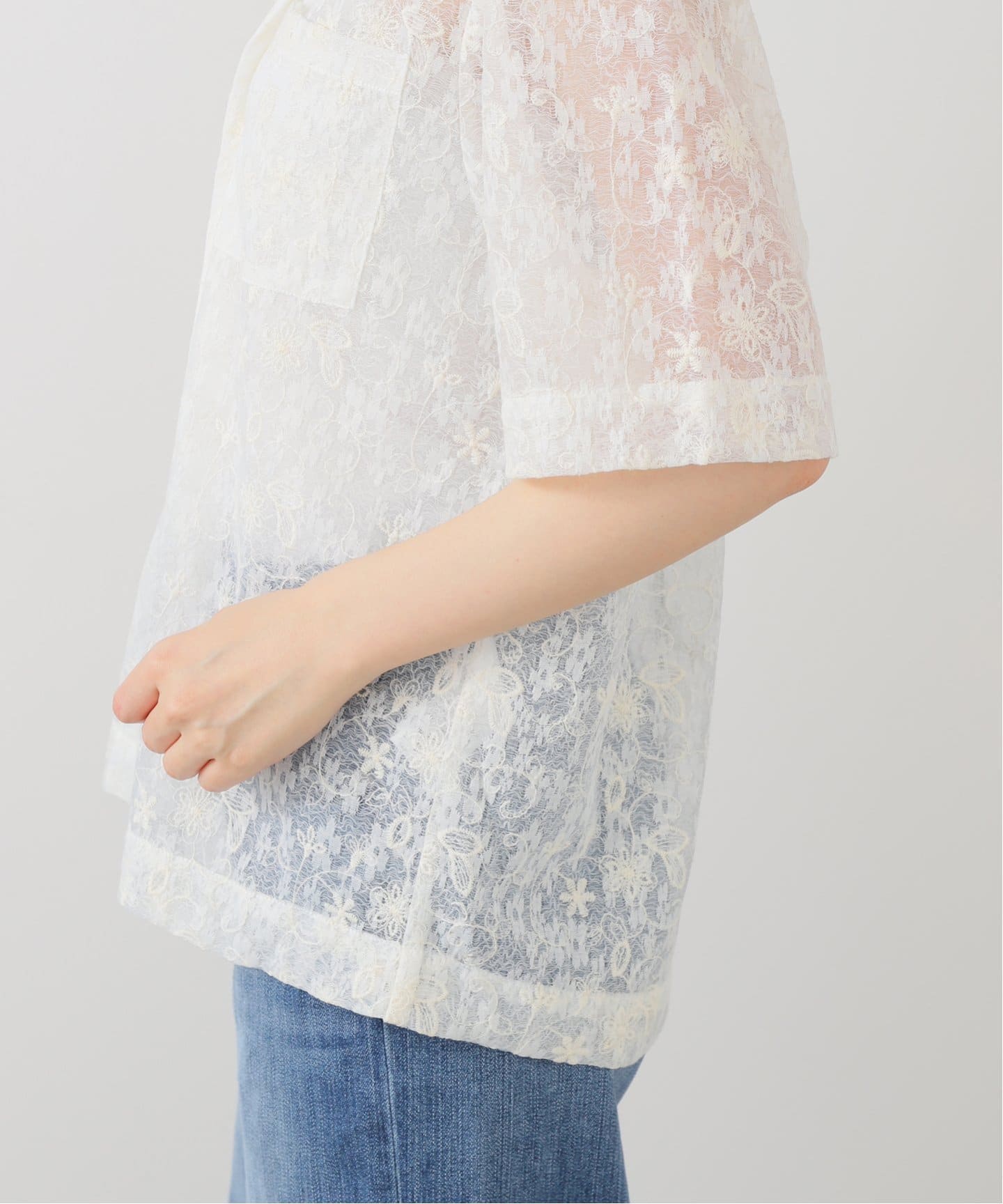 HOSBJERG/ホスビョーグ レースシャツ 2709 TALI SHIRT（シャツ