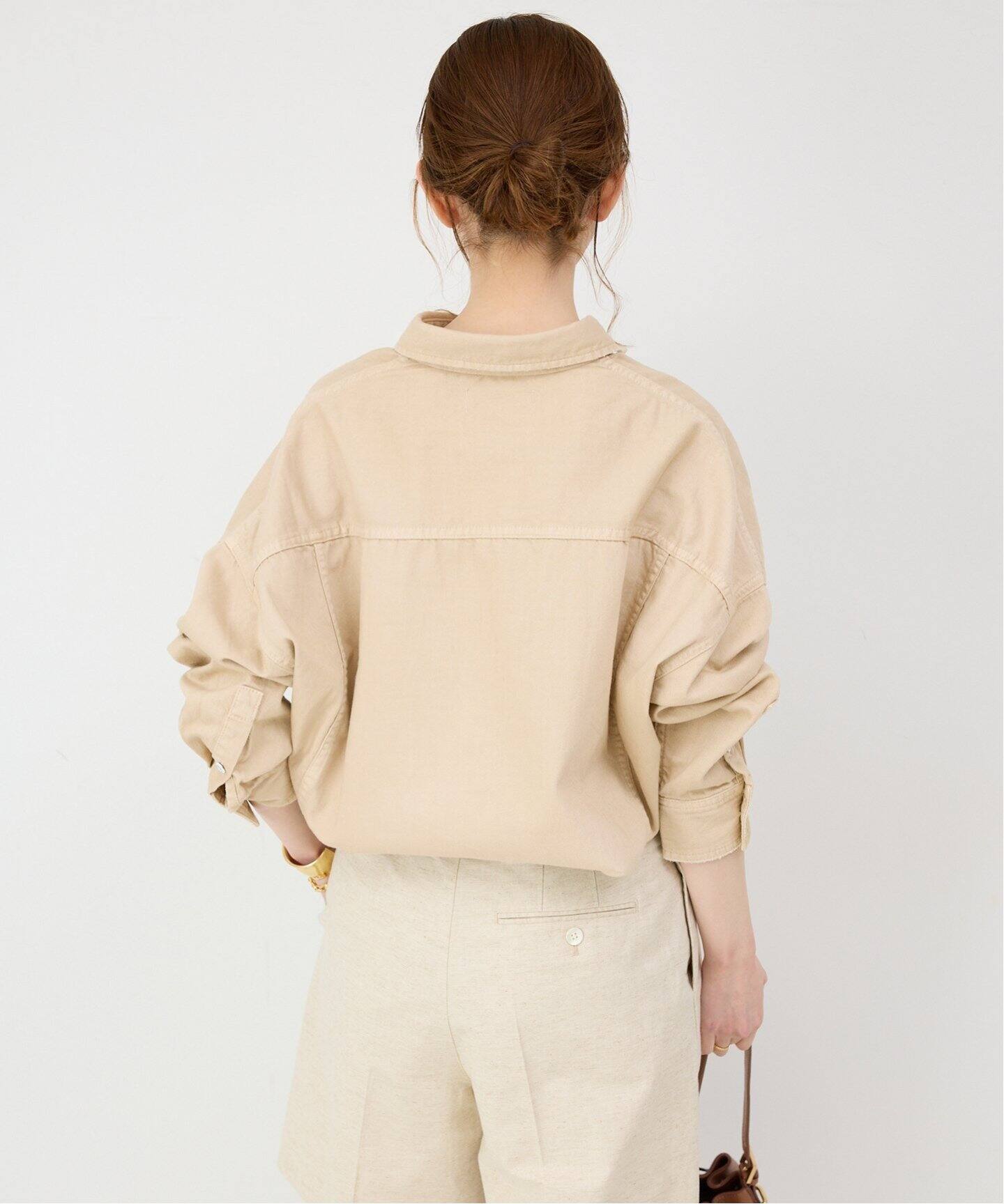 追加》Healthy DENIM/ヘルシーデニム SLOBE別注 ビッグシャツ ALMOND 