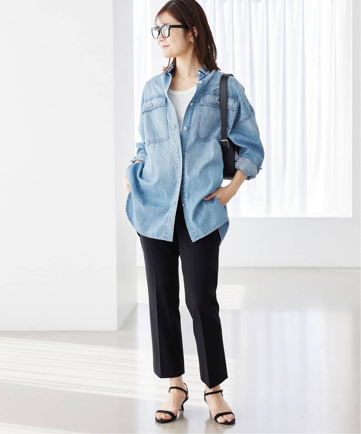 美品Healthy Denim Kidney B. ビッグシャツ　コットン　長袖 Healthy denim（ヘルシーデニム）｜Kidney B.アイテムの詳細