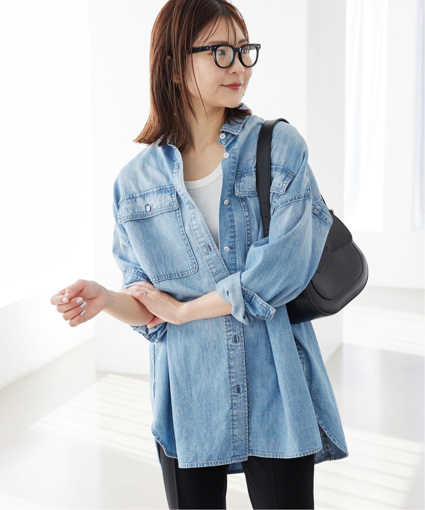 追加》Healthy DENIM/ヘルシーデニム SLOBE別注 ビッグシャツ