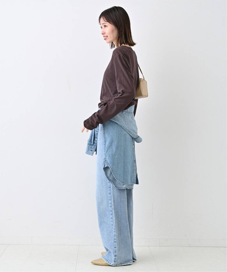 追加》Healthy DENIM/ヘルシーデニム SLOBE別注 ビッグシャツ ALMOND 