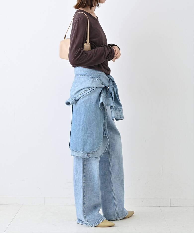 追加》Healthy DENIM/ヘルシーデニム SLOBE別注 ビッグシャツ ALMOND 