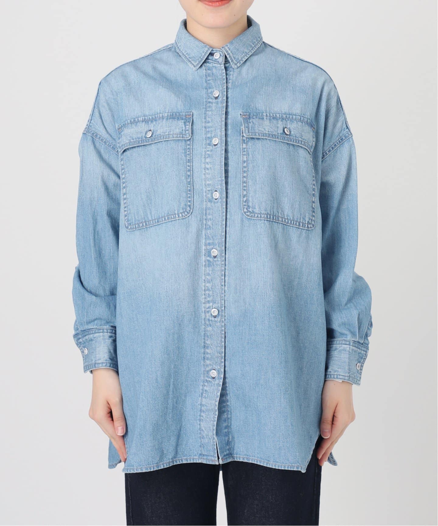 追加》Healthy DENIM/ヘルシーデニム SLOBE別注 ビッグシャツ