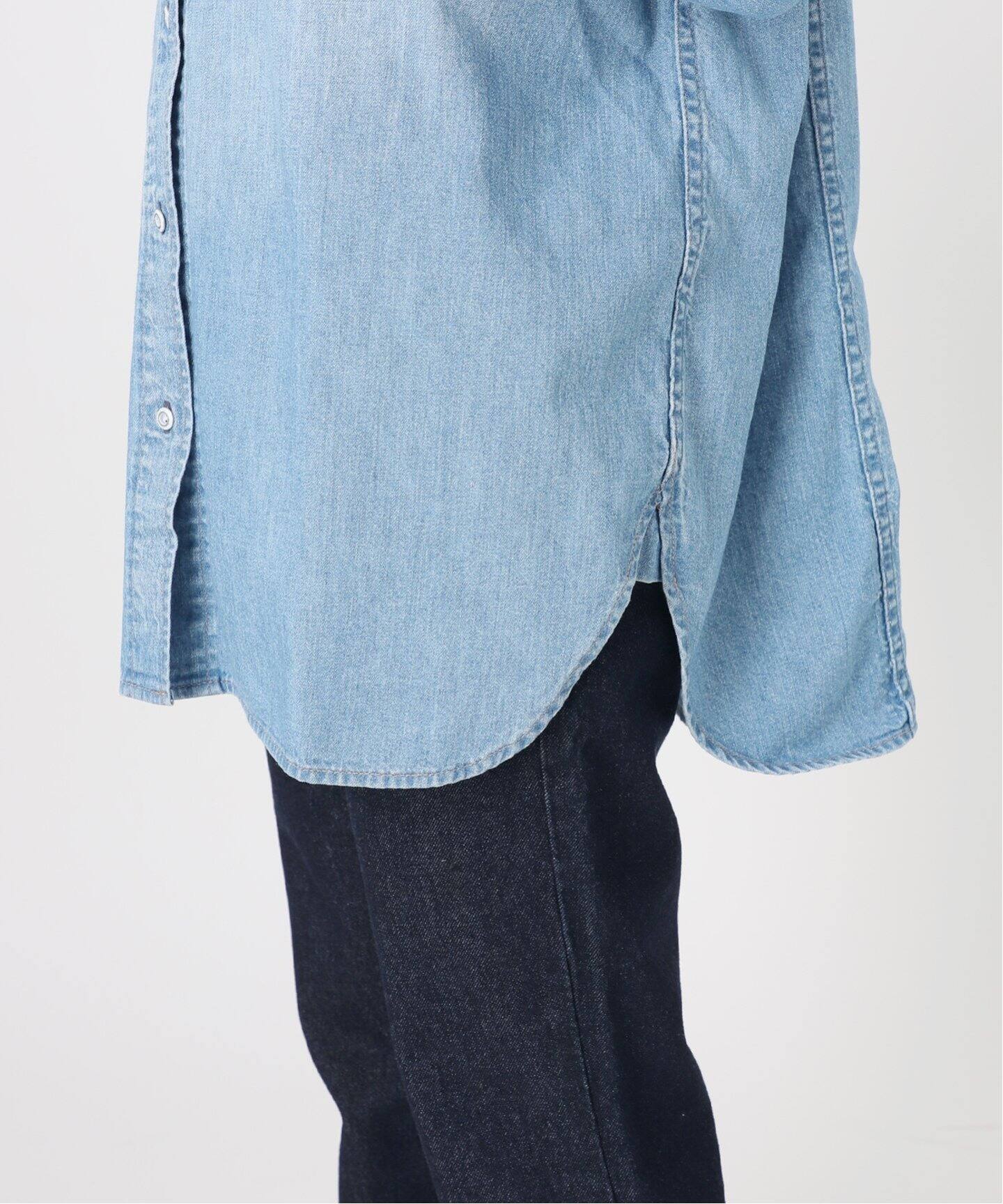 追加》Healthy DENIM/ヘルシーデニム SLOBE別注 ビッグシャツ ALMOND 