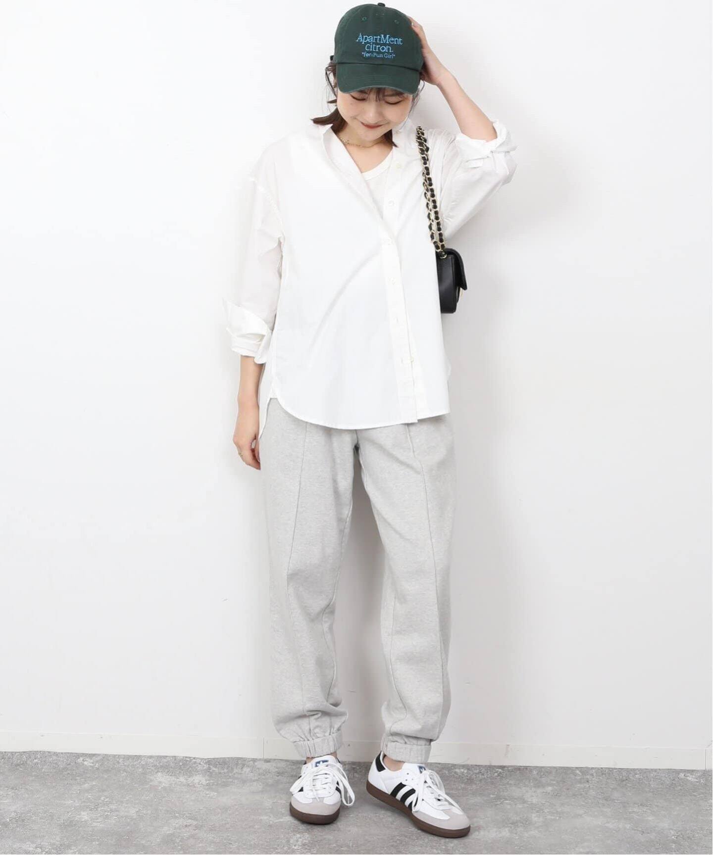 SLOBE IENA -  NAVY 別注 バンドカラー シャツ ブラウス FREE ホワイト ROYAL NAVY ブラウス シャツ NAVY/ロイヤルネイビー SLOBE別注