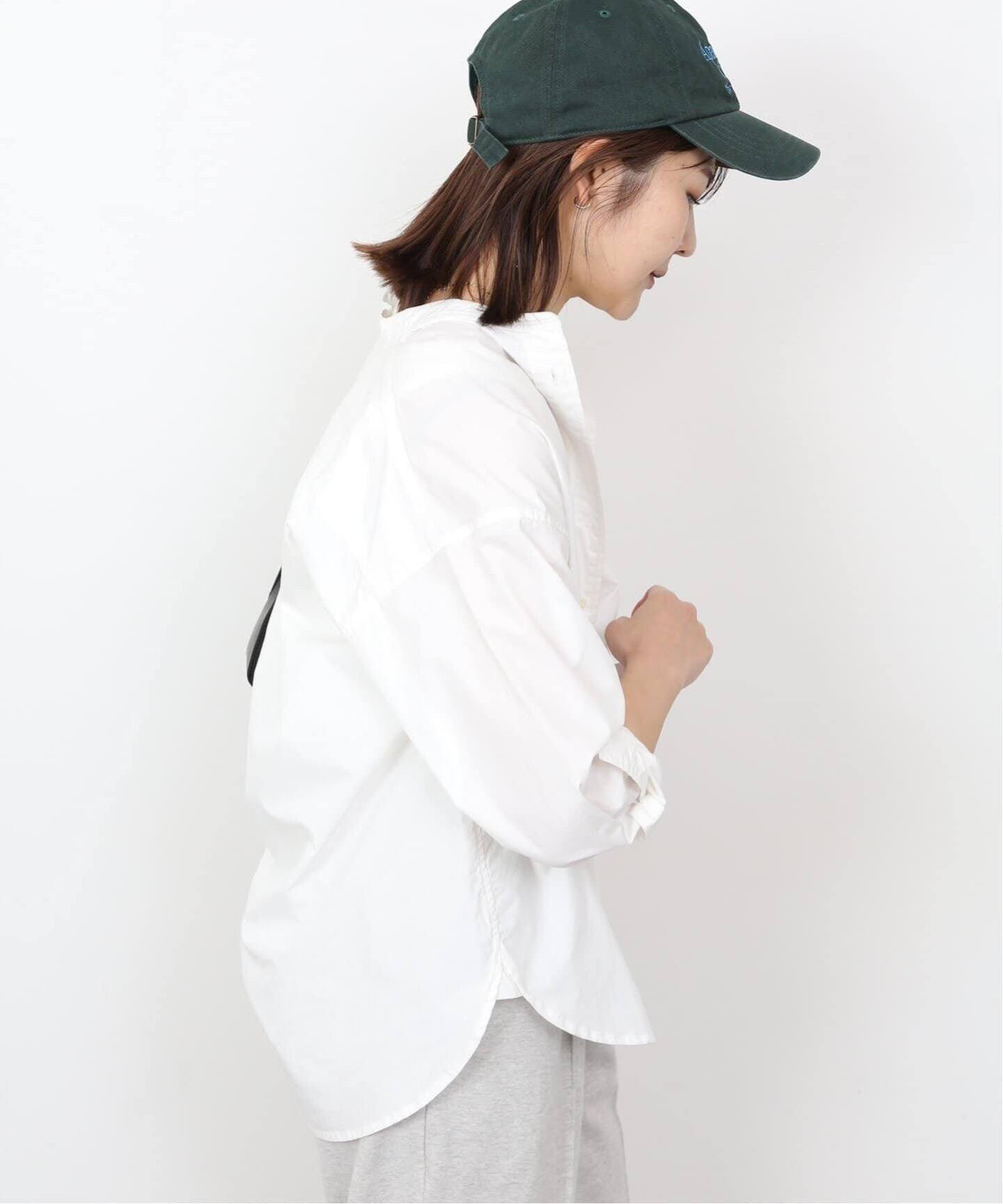 ROYAL NAVY/ロイヤルネイビー SLOBE別注 バンドカラーシャツ（シャツ 