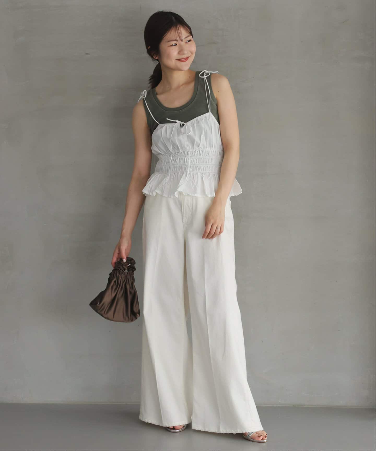 SLOBE IENA GREEK ARCHAIC KORIクロップドキャミソール 新品 GREEK ARCHAIC KORIクロップドキャミソール スローブイエナ